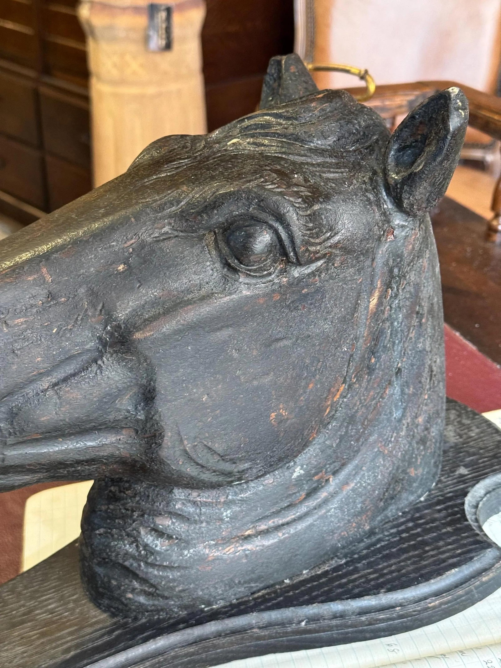 19th Century Wooden Horse Head Trade Sign - 18