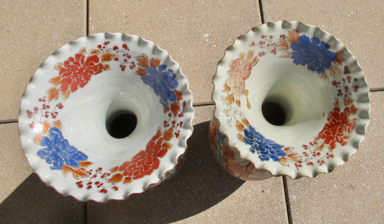 Japanese Edo 1880s Matching Vases Hichozan Shinpo--a Pair of 2 - 5