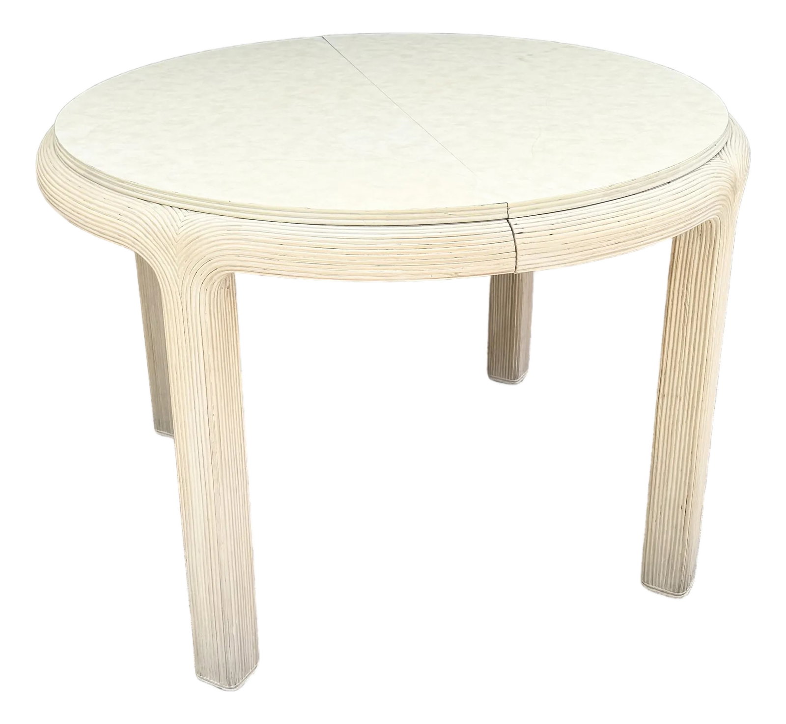 Boho Chic Pencil Reed Extendable Dining Table (1 of 10)