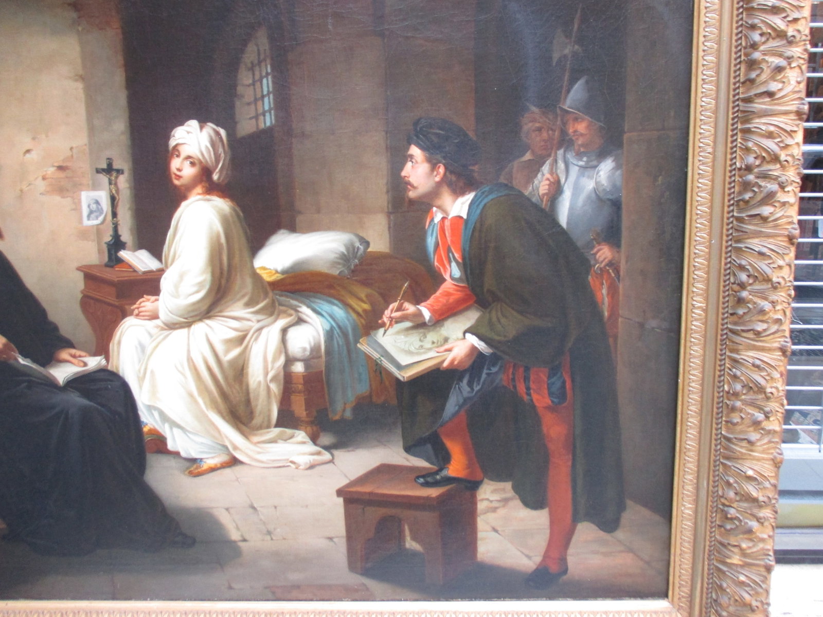 Beatrice Cenci Being Sketched by Guido Reni by Achille Leonardi - 3