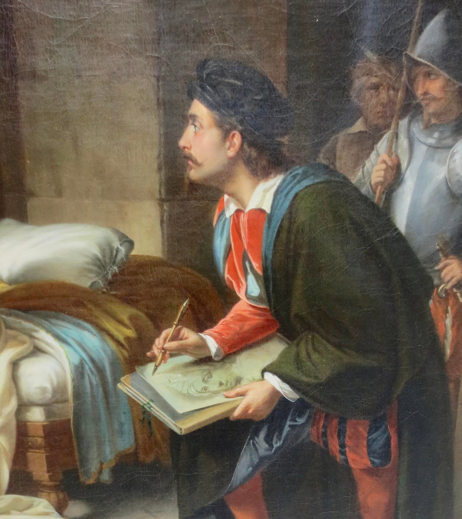 Beatrice Cenci Being Sketched by Guido Reni by Achille Leonardi - 6
