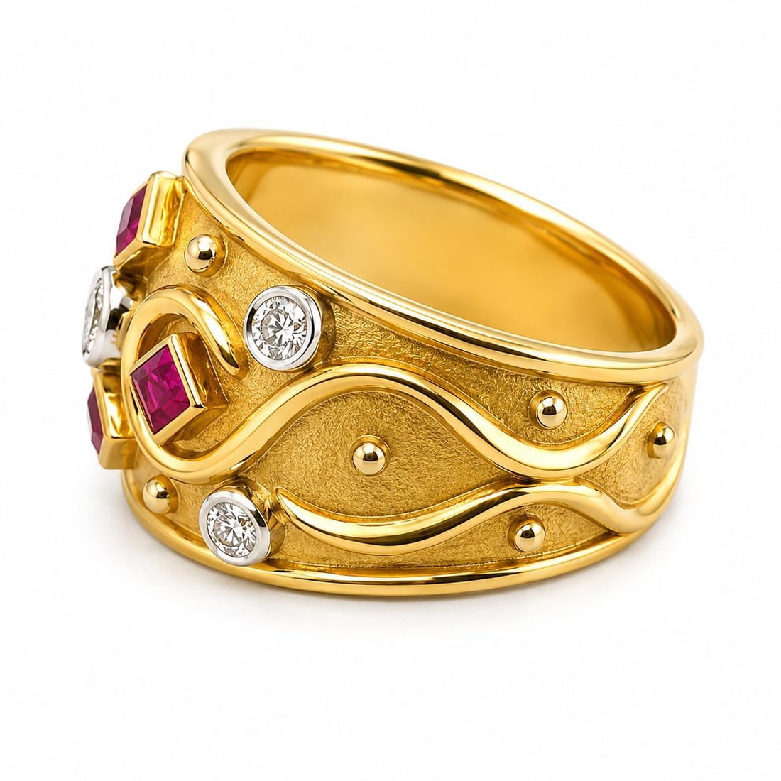 Keith Davis Ruby Ring, Size 7.5 - 4