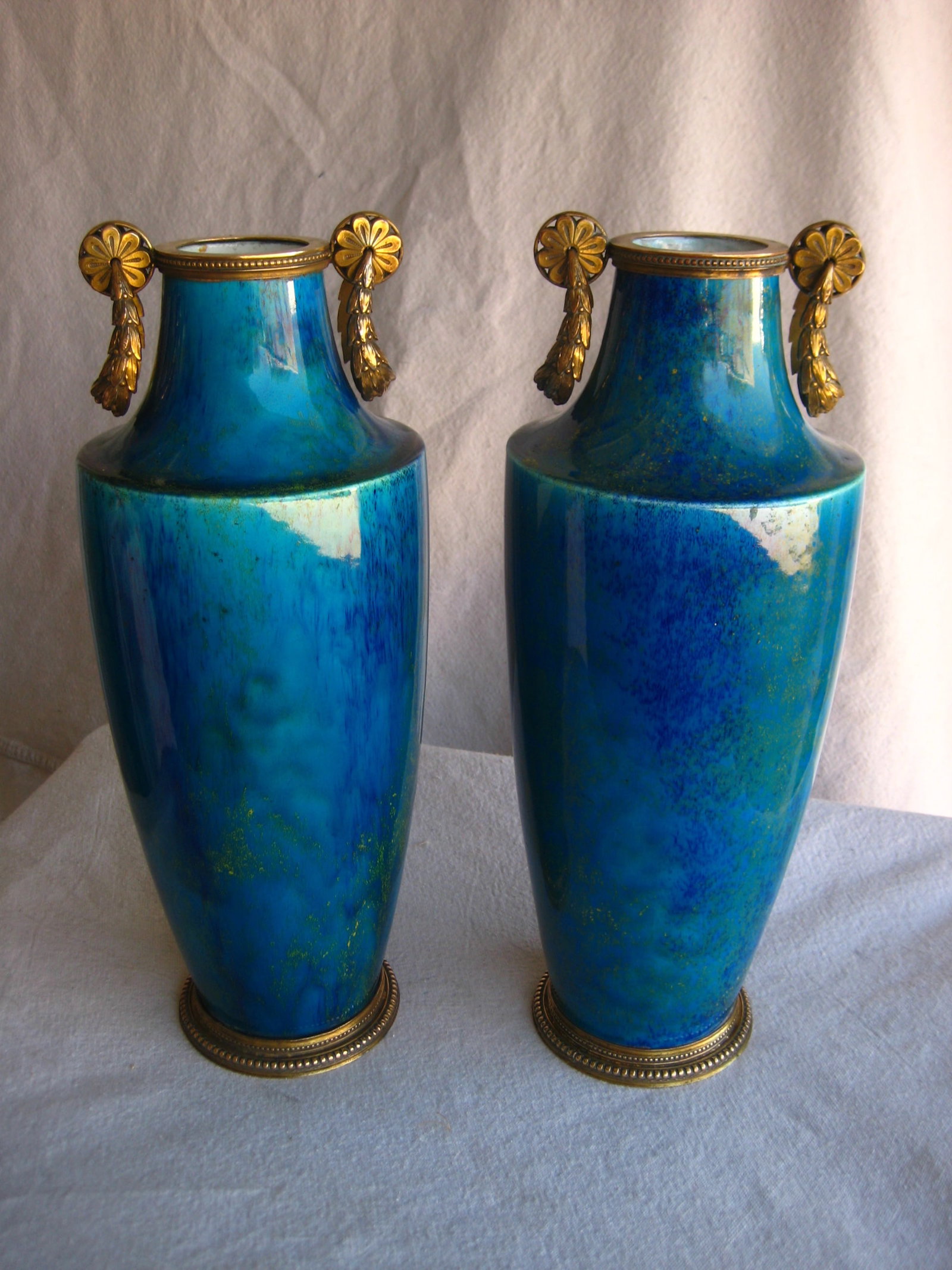 Late 19th Century Sevres Paul Milet Pair of Vases - 3