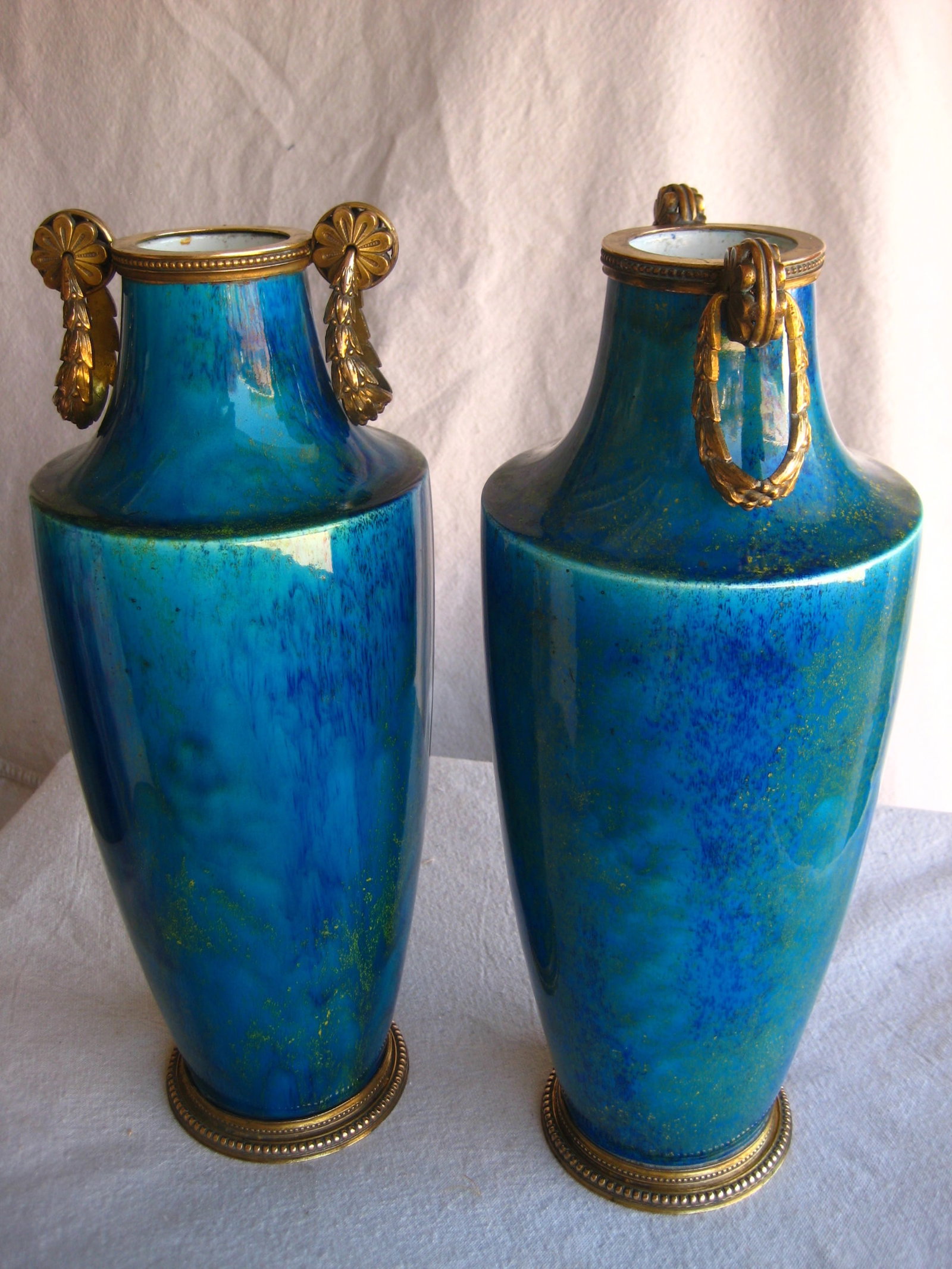 Late 19th Century Sevres Paul Milet Pair of Vases - 7