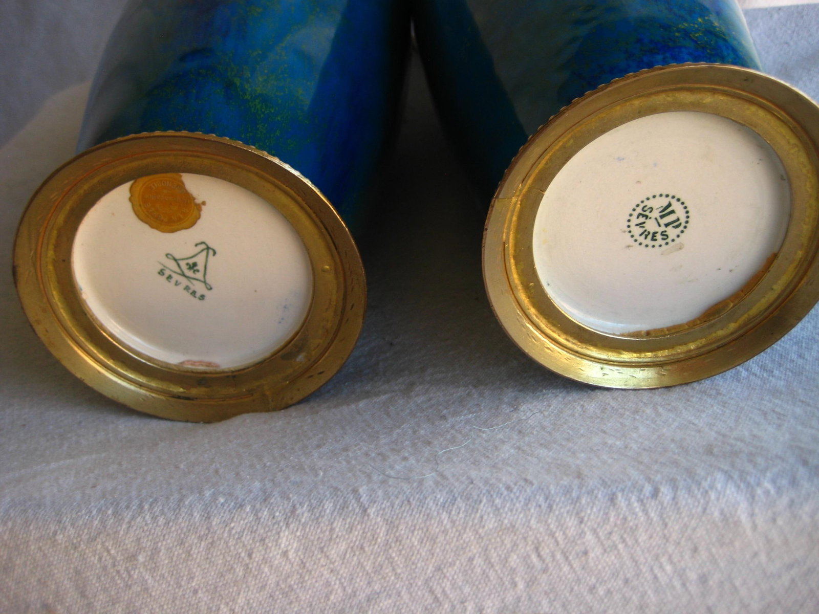 Late 19th Century Sevres Paul Milet Pair of Vases - 8