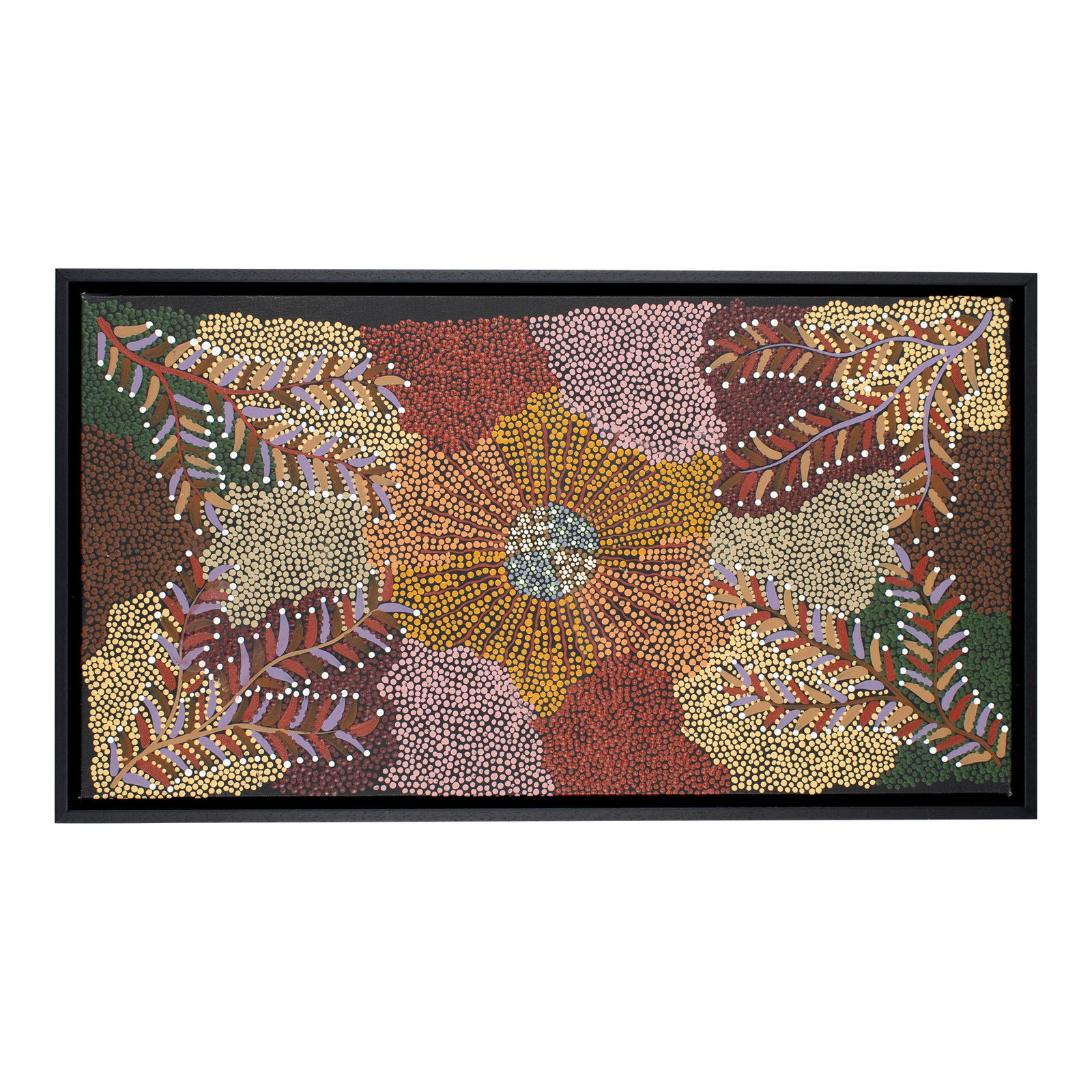 Australian Aboriginal Bush Banana Painting by Eunice Napangardi (1 of 11)
