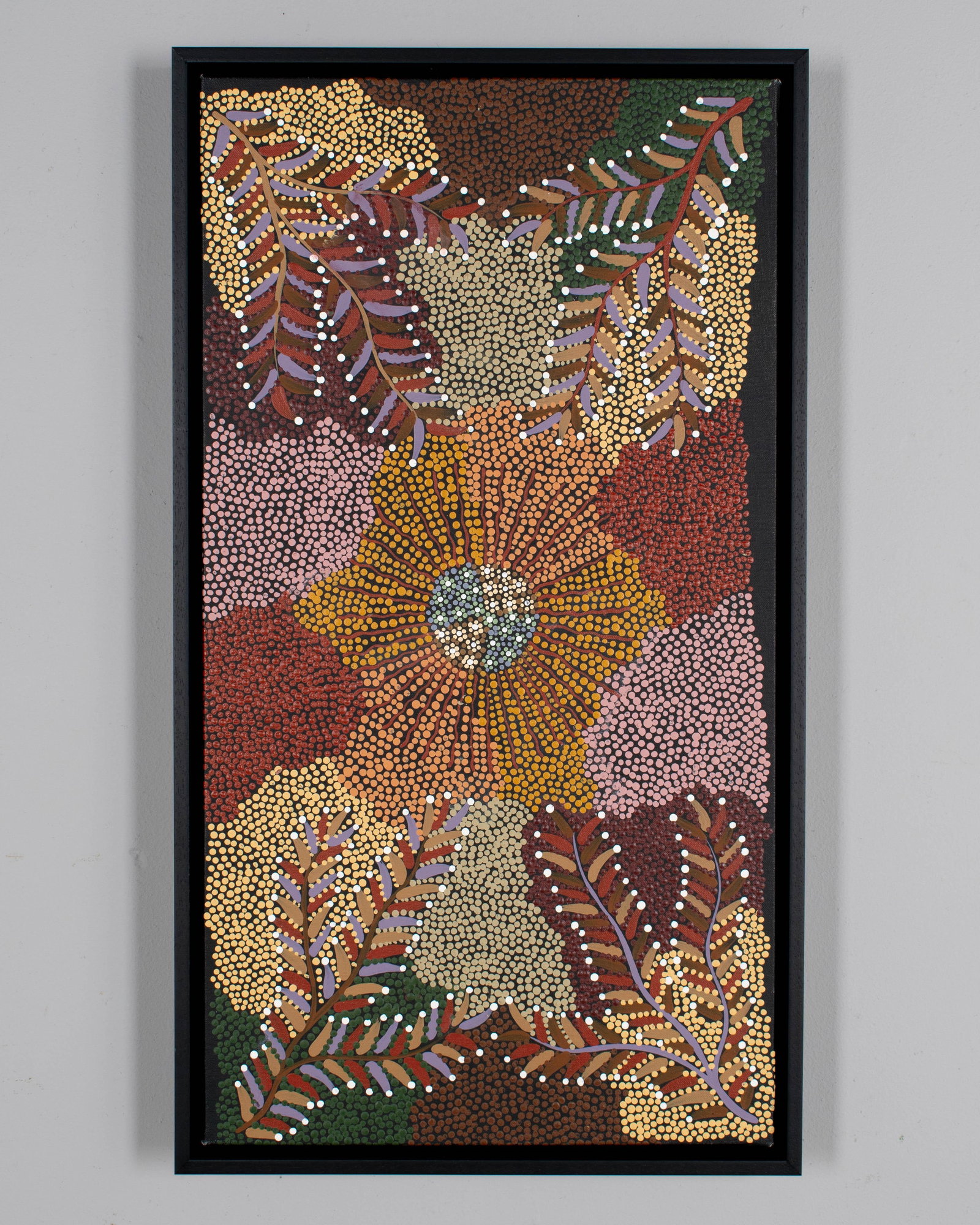 Australian Aboriginal Bush Banana Painting by Eunice Napangardi - 3