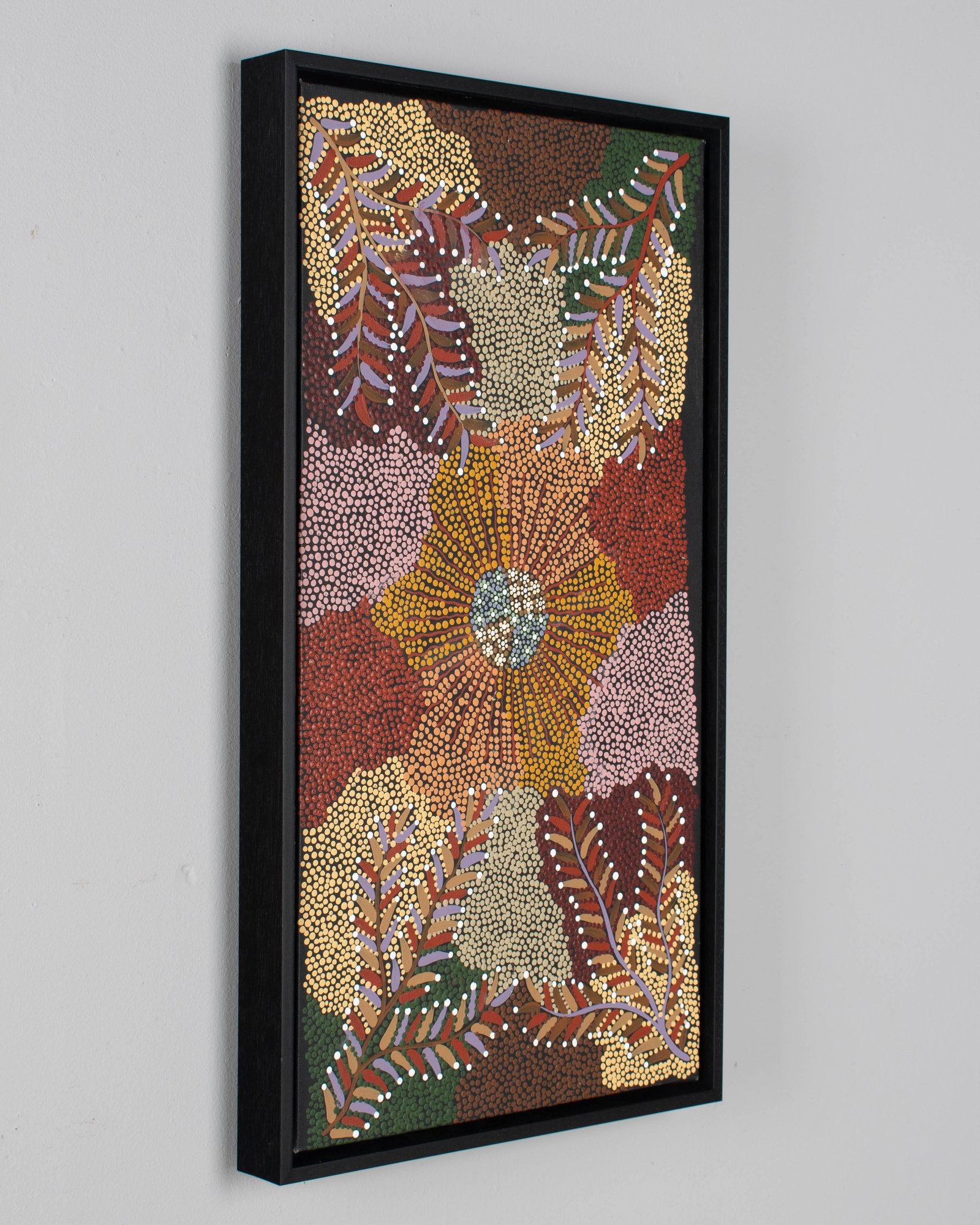 Australian Aboriginal Bush Banana Painting by Eunice Napangardi - 4