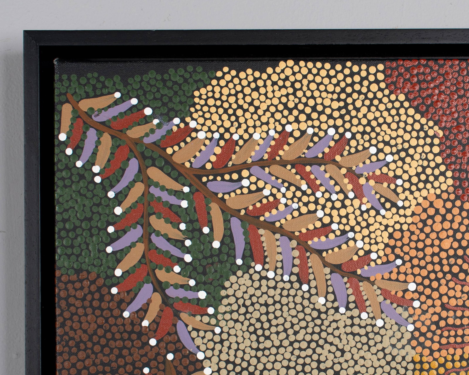 Australian Aboriginal Bush Banana Painting by Eunice Napangardi - 6