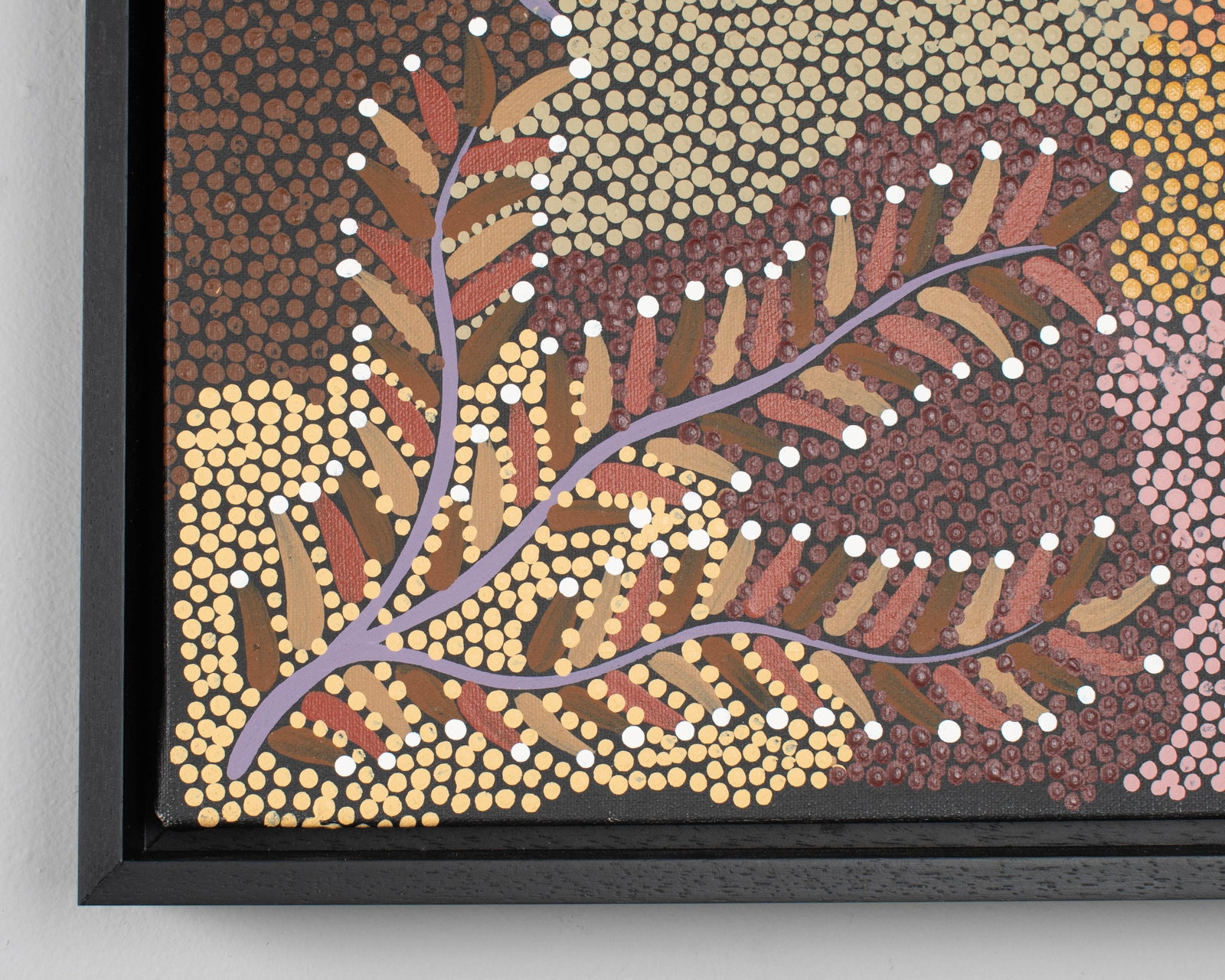 Australian Aboriginal Bush Banana Painting by Eunice Napangardi - 7