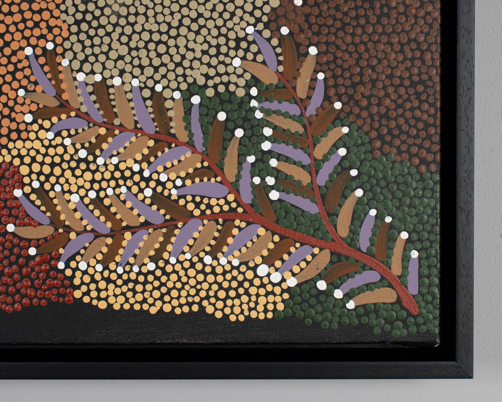 Australian Aboriginal Bush Banana Painting by Eunice Napangardi - 8