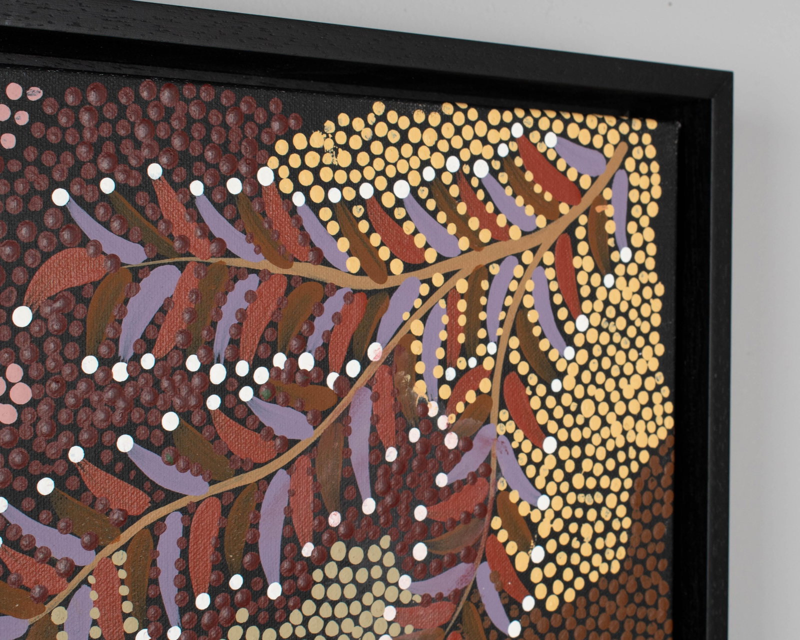 Australian Aboriginal Bush Banana Painting by Eunice Napangardi - 9