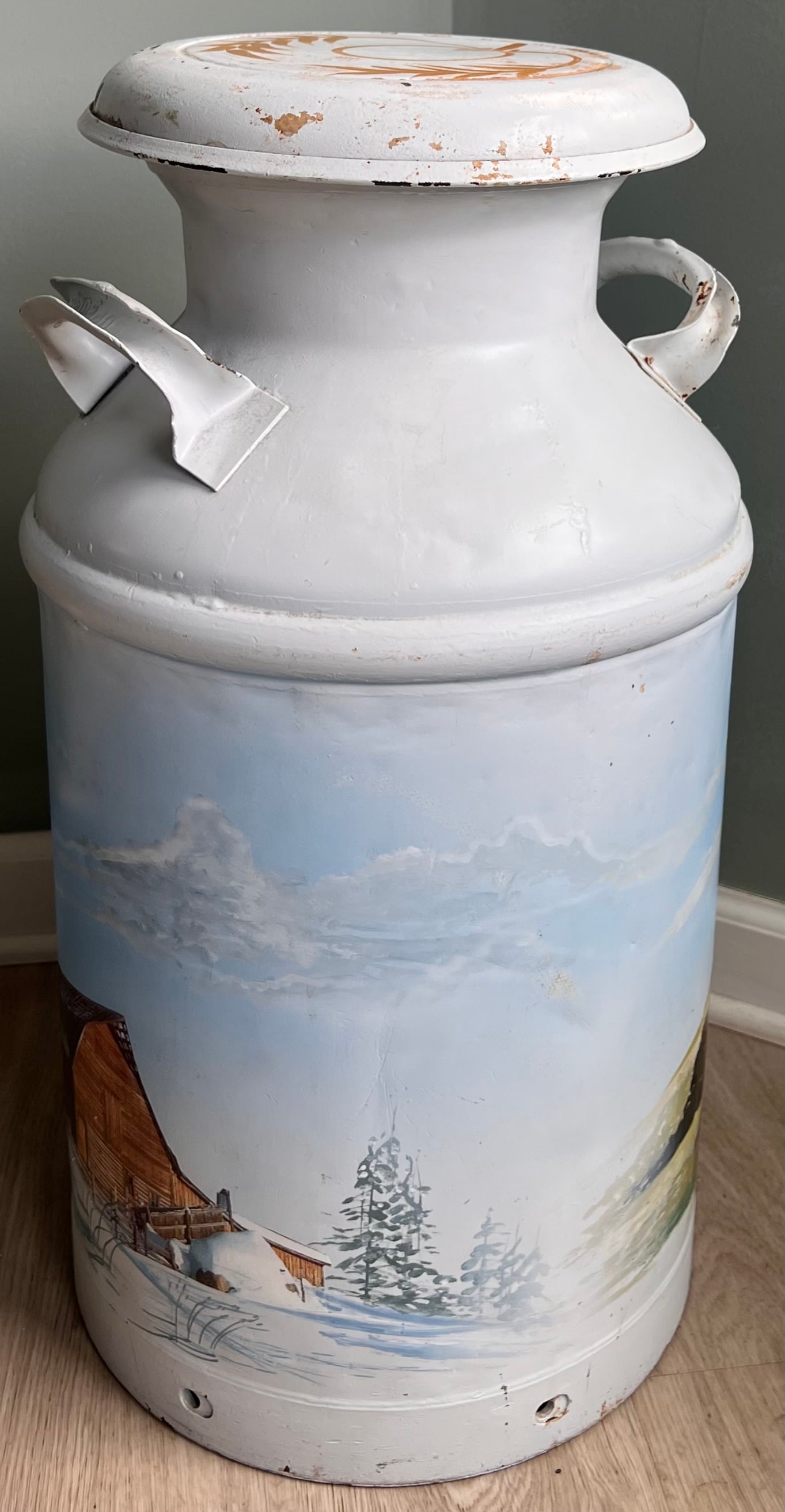 Vintage Metal Milk Can - Dayton, Ohio - 2