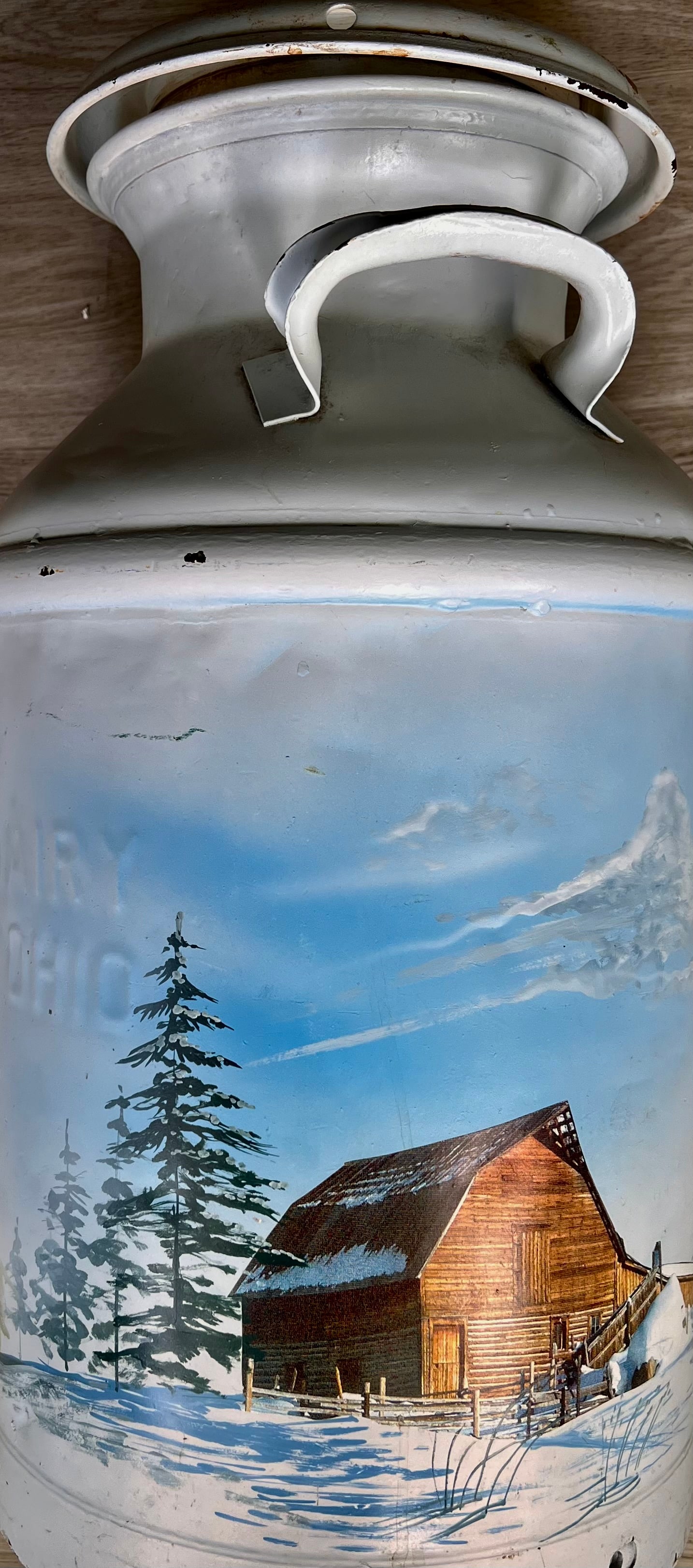 Vintage Metal Milk Can - Dayton, Ohio - 4