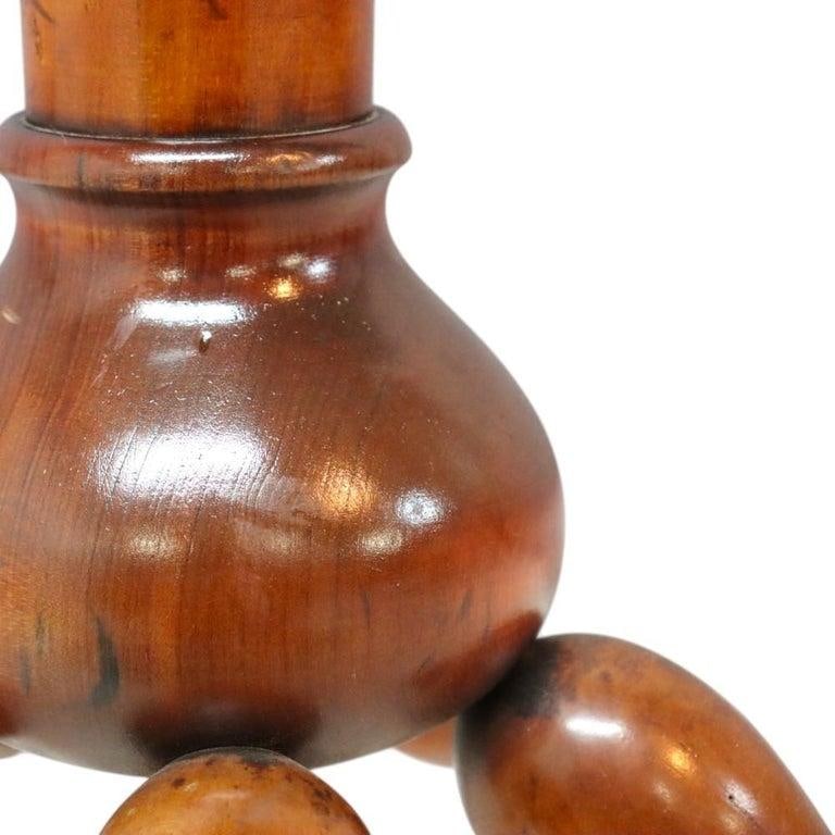 Mahogany Stick & Ball Quadruped Coat Rack C1920 - 8