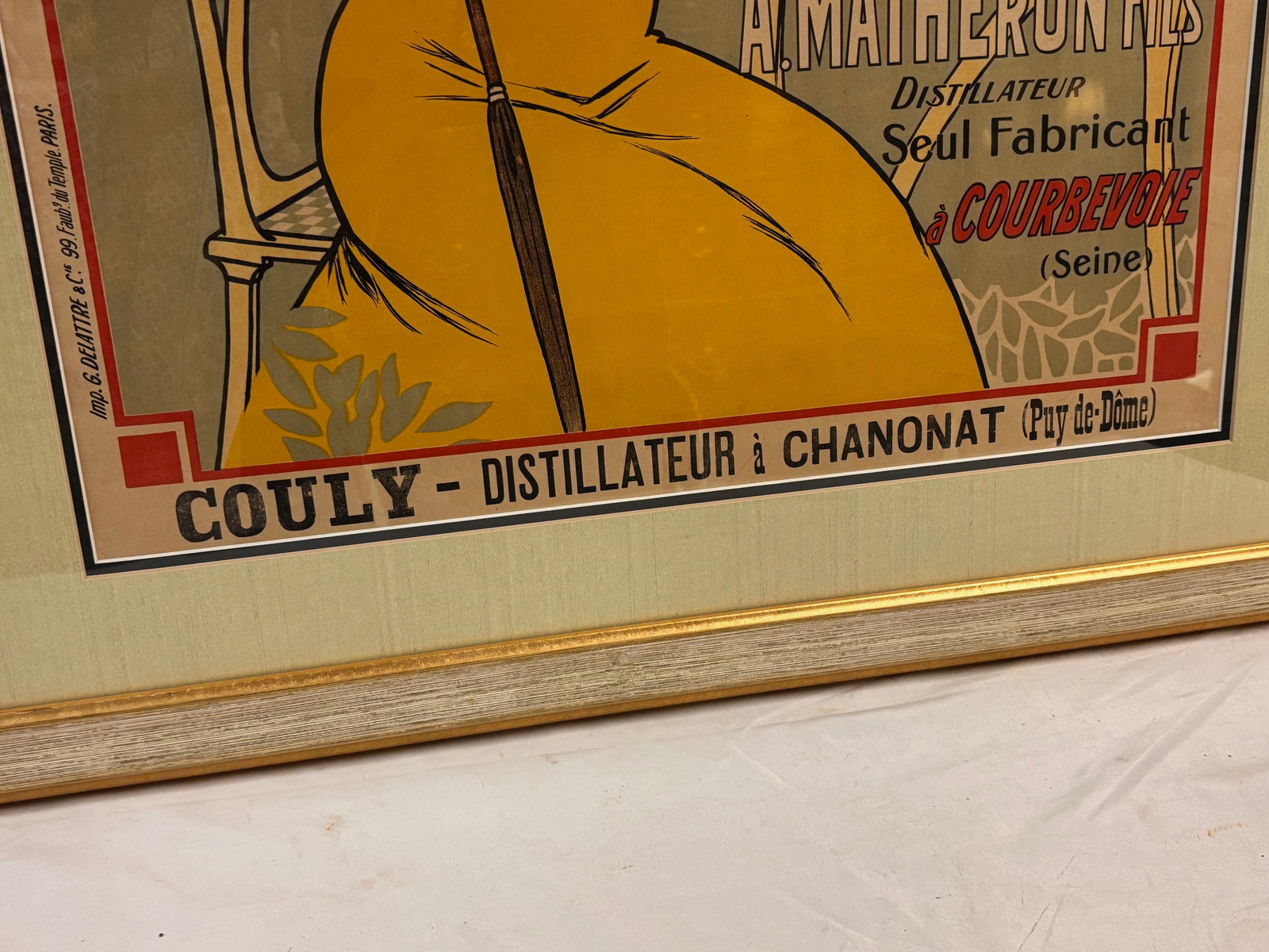 Art Nouveau French Advertising Lithograph Poster Printed by G. Delattre & Cie. - 6