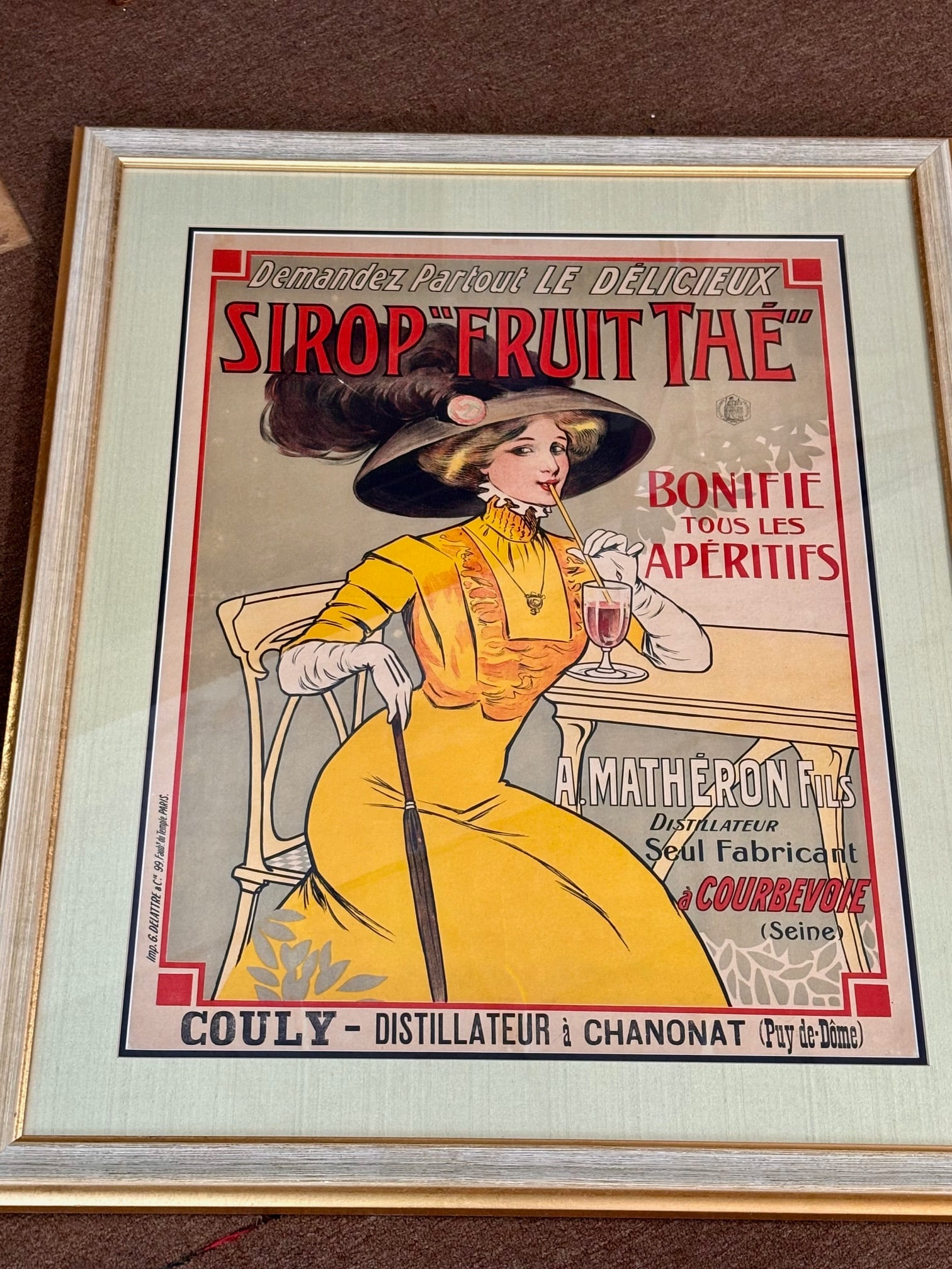 Art Nouveau French Advertising Lithograph Poster Printed by G. Delattre & Cie. - 7
