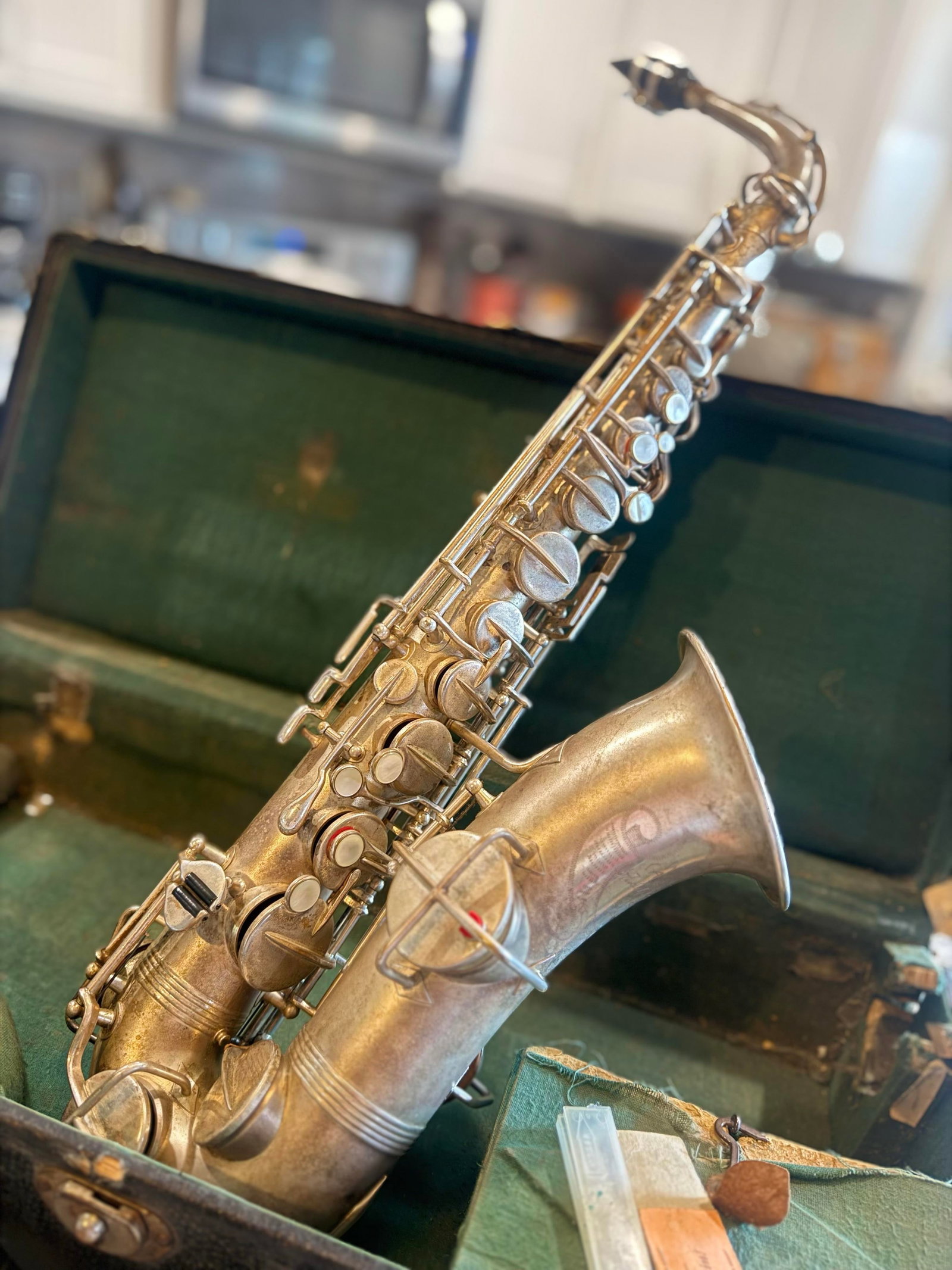 Vintage Silver Plated Wurlitzer Low Pitch Alto Saxophone - 3