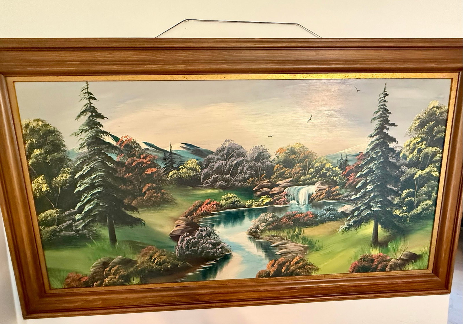 1960s Large Original Oil Painting by Mamie Sherlock - 10