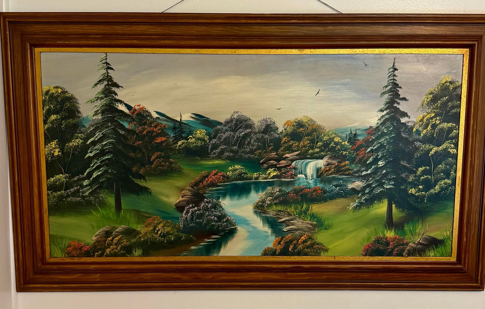 1960s Large Original Oil Painting by Mamie Sherlock - 2