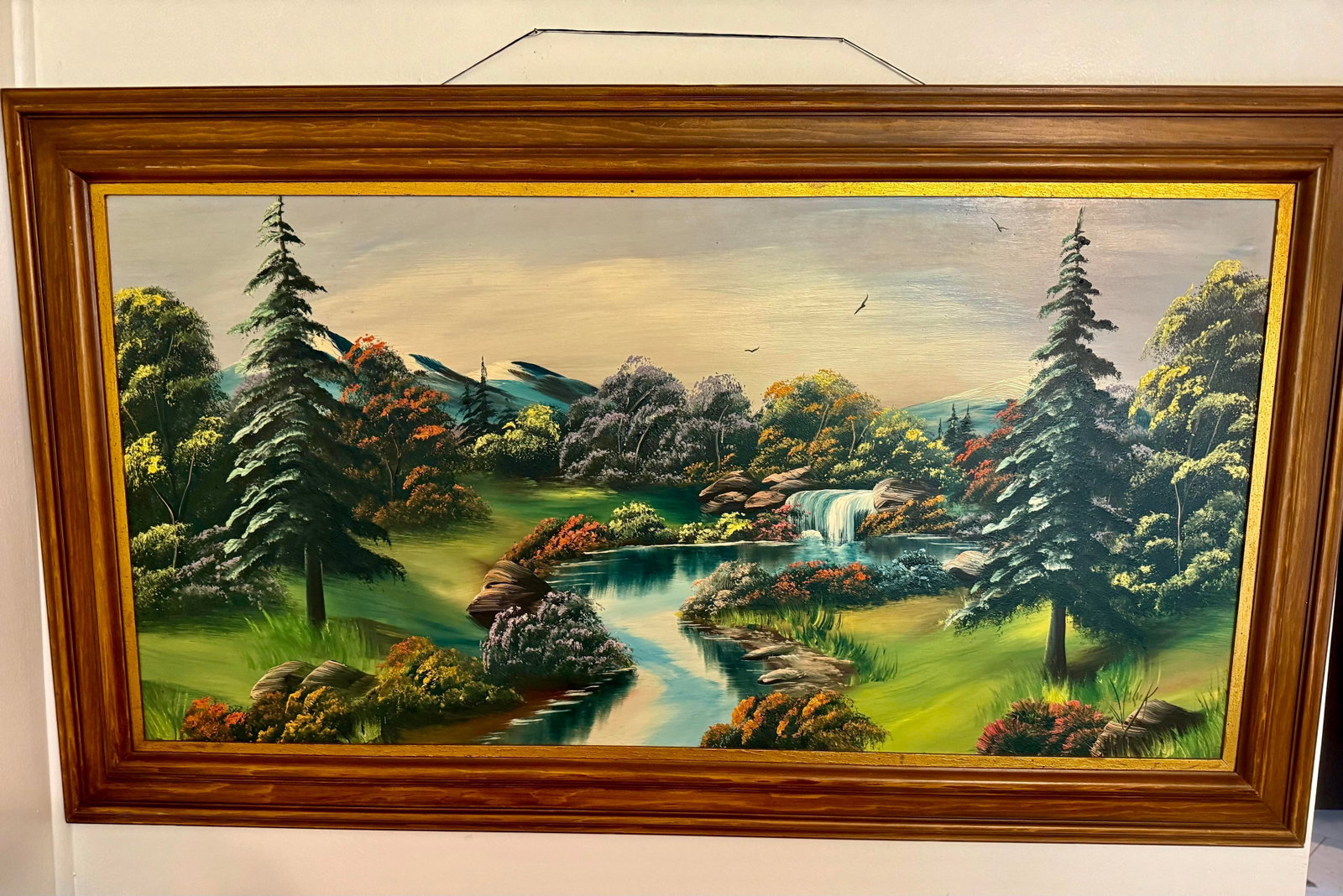 1960s Large Original Oil Painting by Mamie Sherlock - 5