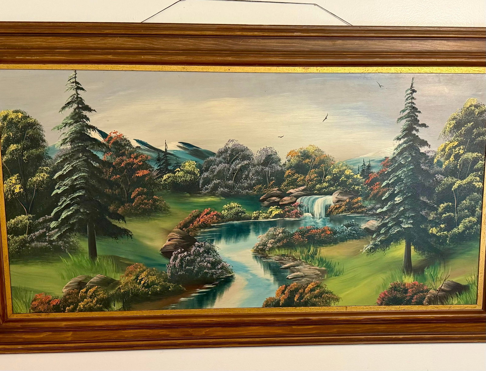 1960s Large Original Oil Painting by Mamie Sherlock - 6