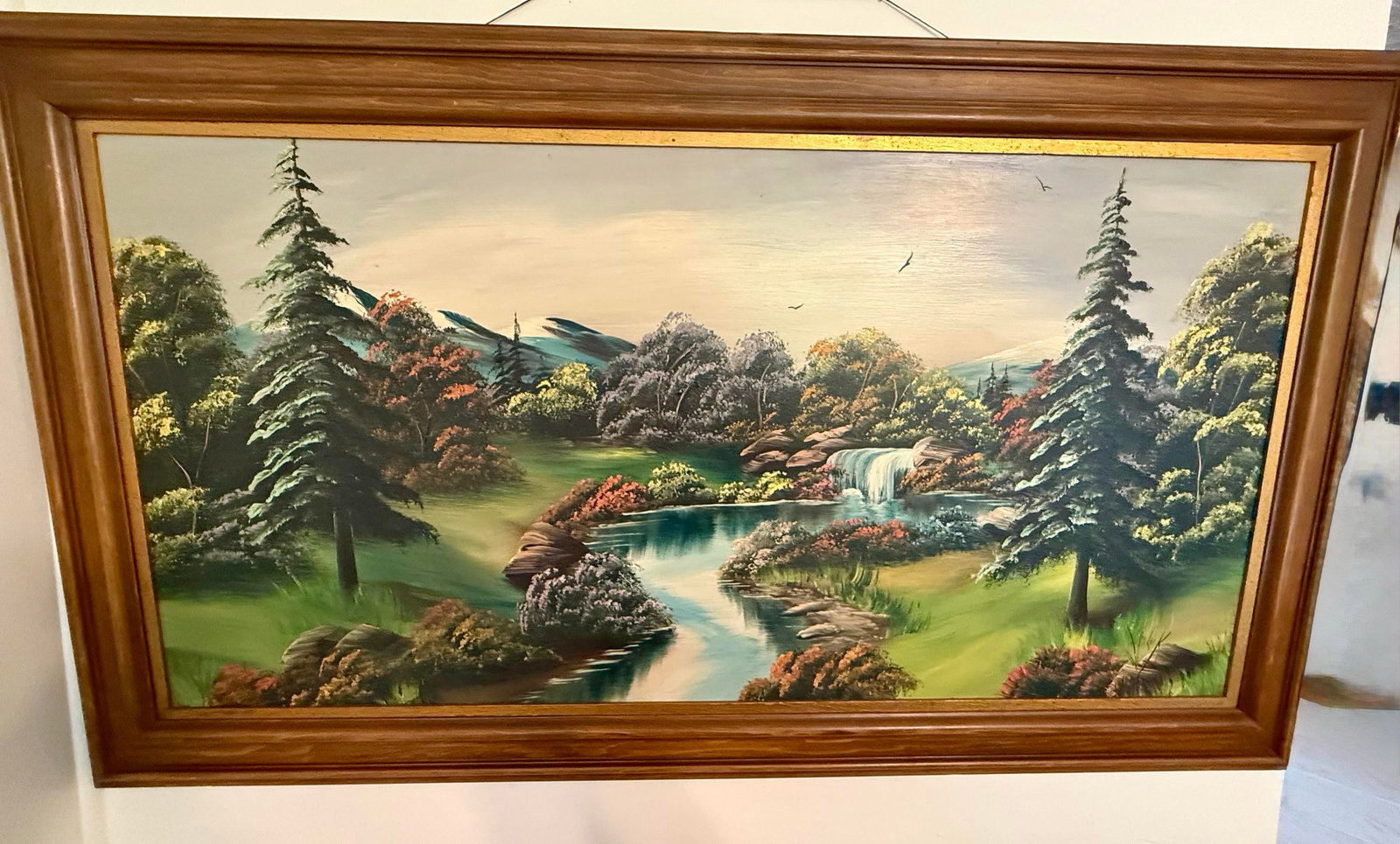 1960s Large Original Oil Painting by Mamie Sherlock - 9