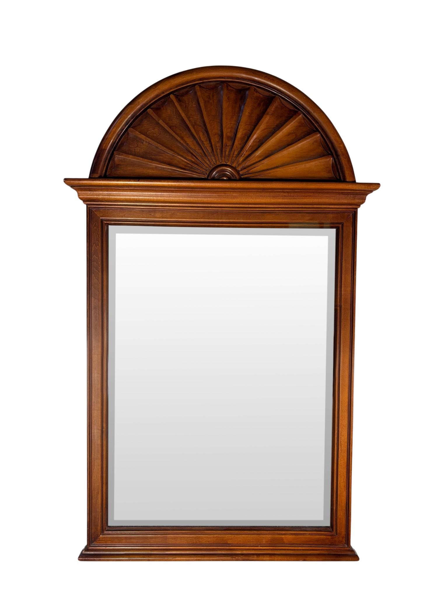 Colonial Solid Wood Sunburst Mirror - 3