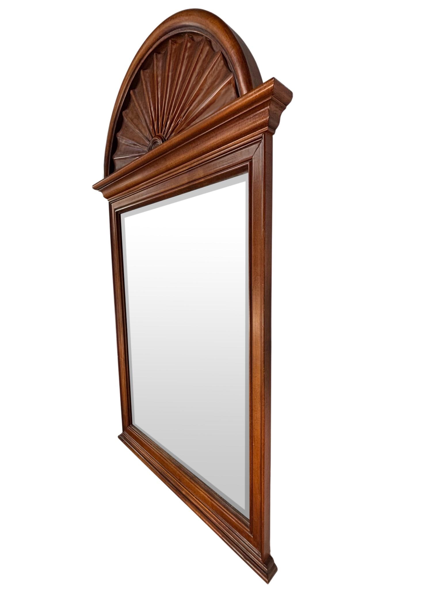 Colonial Solid Wood Sunburst Mirror - 6