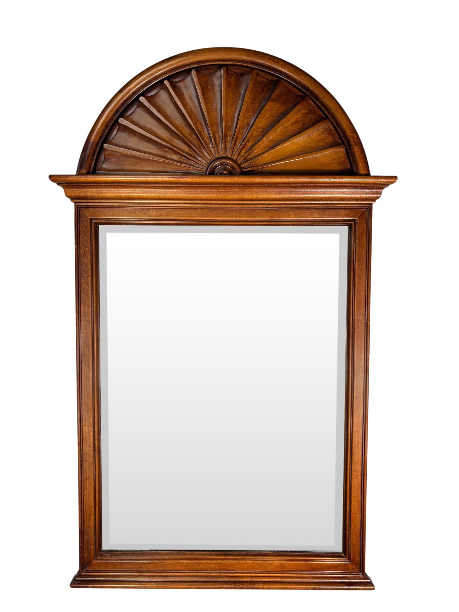 Colonial Solid Wood Sunburst Mirror - 8
