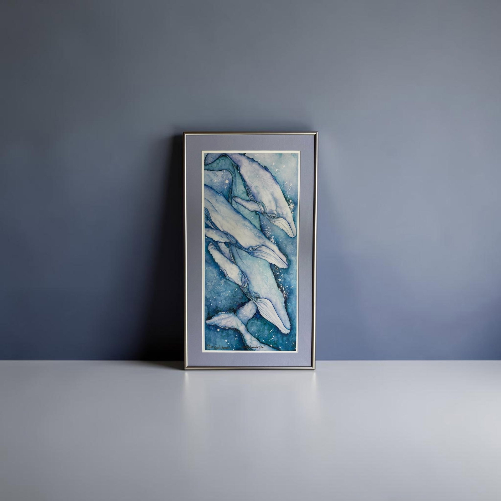 Karla Morreira "Into the Emerald Sea" Signed Limited Edition Watercolor Print - 80/500 - 10