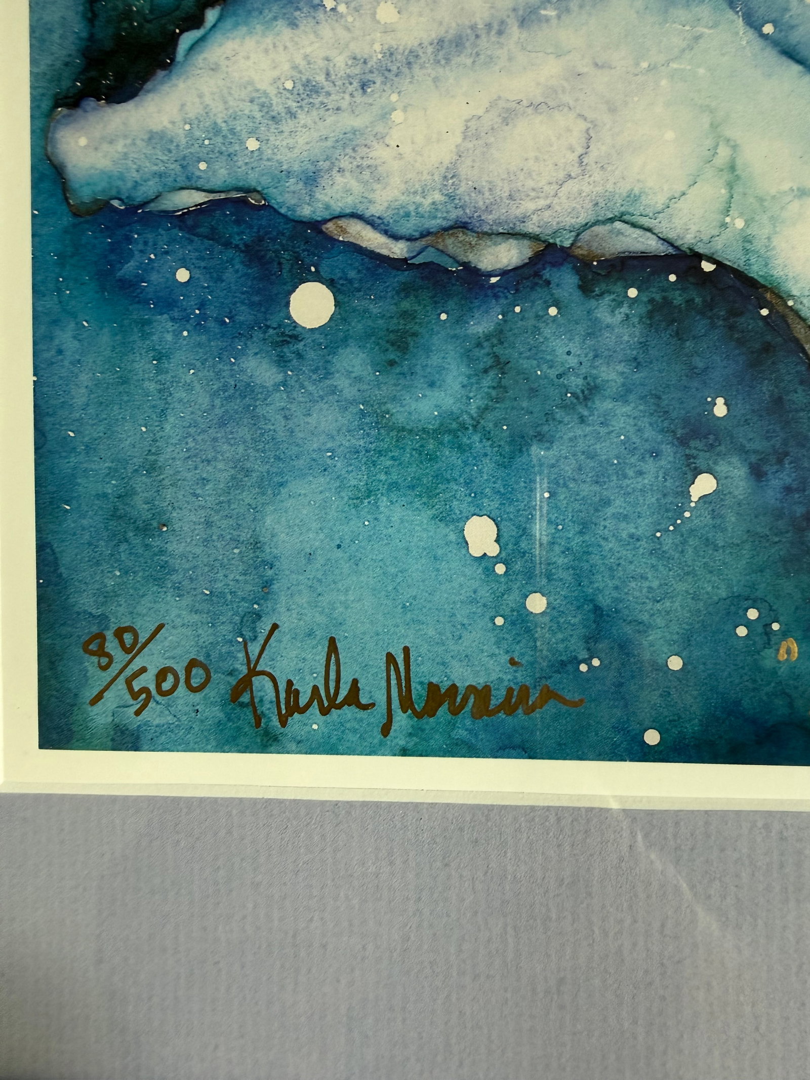 Karla Morreira "Into the Emerald Sea" Signed Limited Edition Watercolor Print - 80/500 - 3