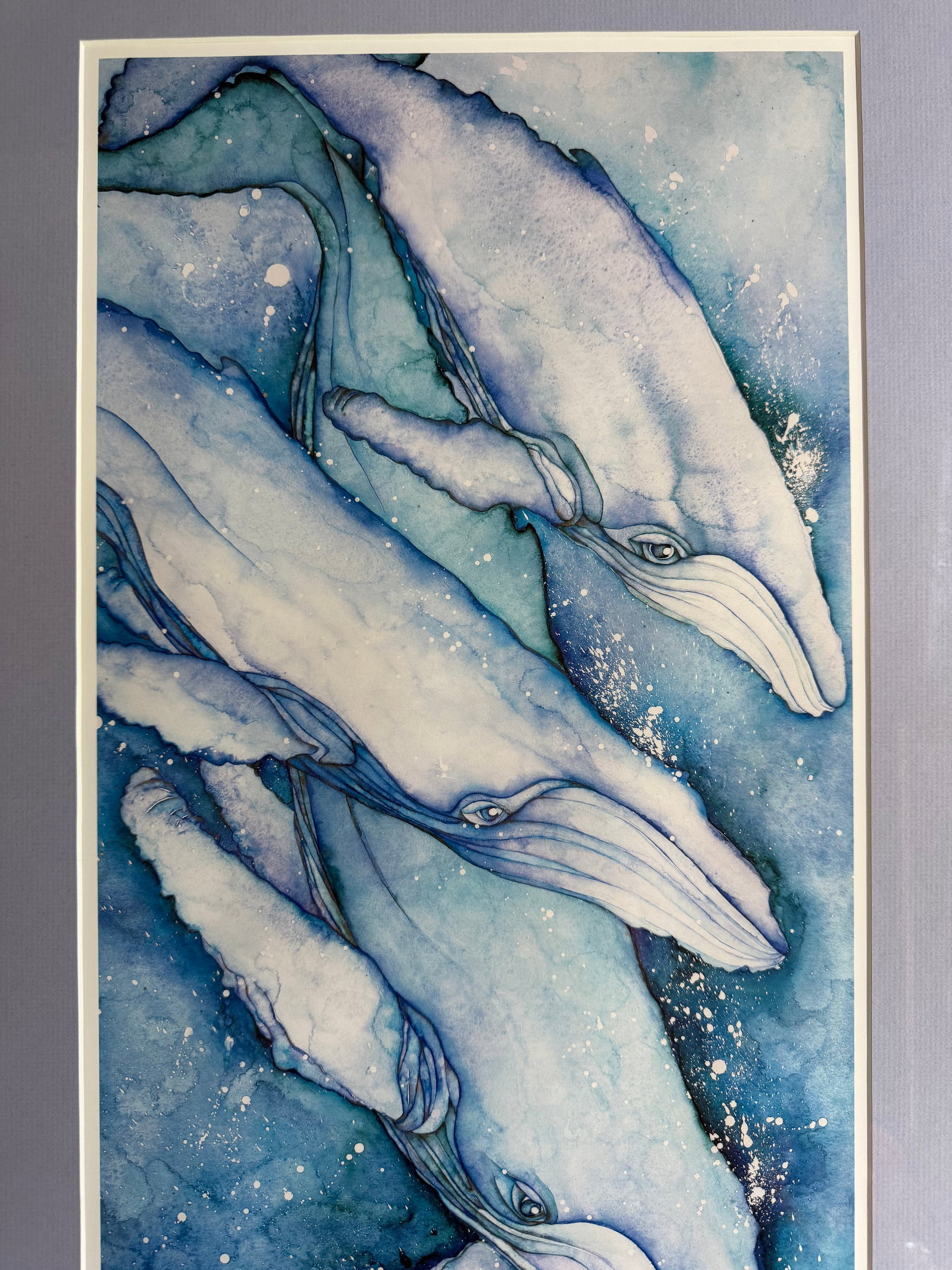 Karla Morreira "Into the Emerald Sea" Signed Limited Edition Watercolor Print - 80/500 - 5