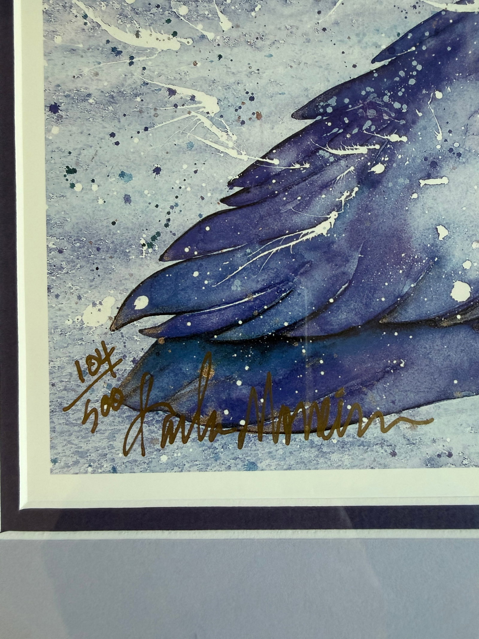 Karla Morreira "Odin's Witness" Signed Limited Edition Raven Art Print - 104/500 - 3