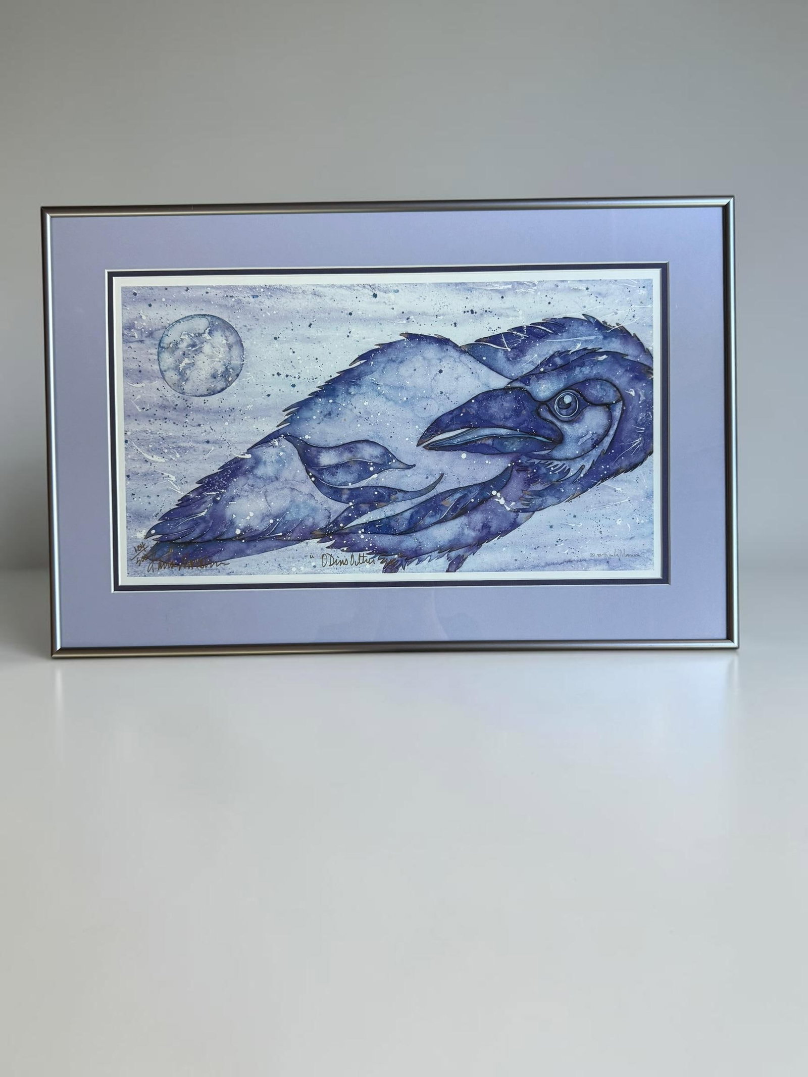 Karla Morreira "Odin's Witness" Signed Limited Edition Raven Art Print - 104/500 - 7