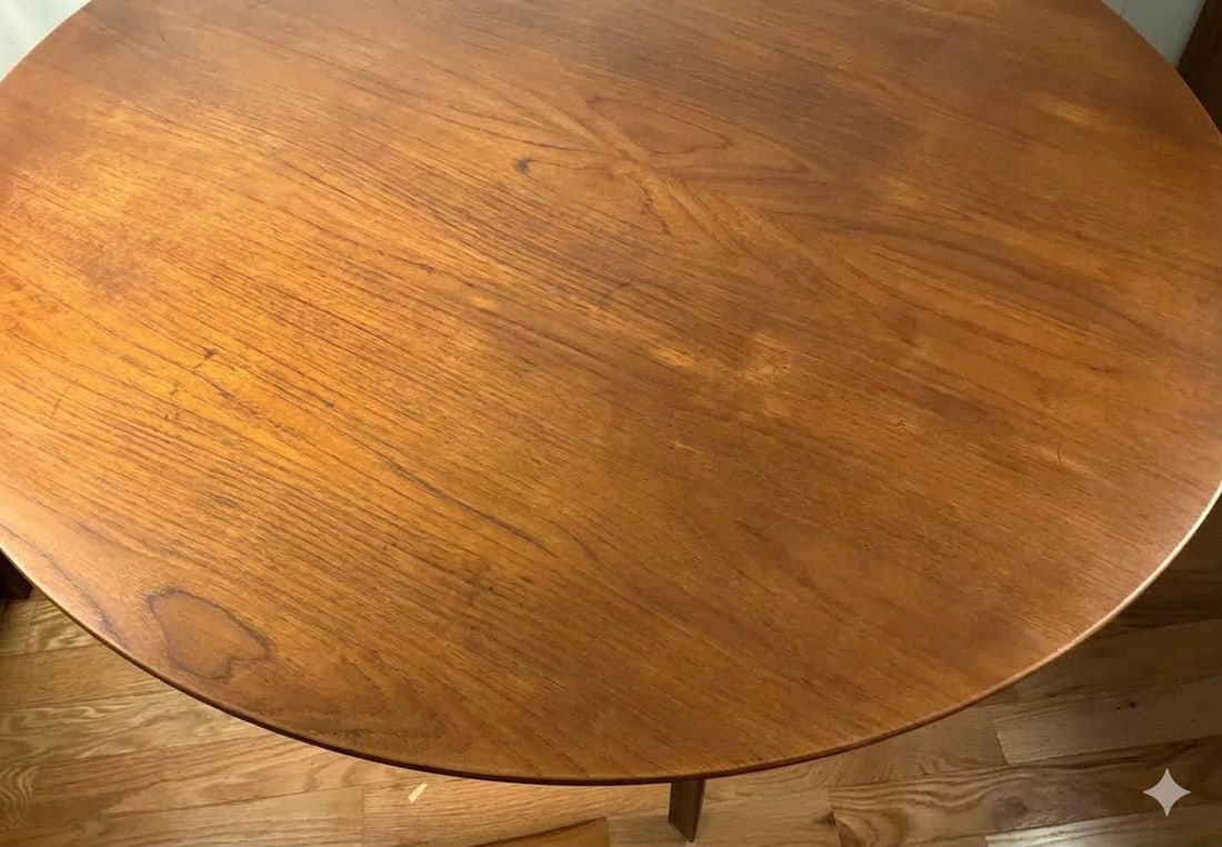 Very Rare Set: Arne Jacobsen Grand Prix Teak Dining Set by Fritz Hansen "” 3 Chairs + Matching - 16
