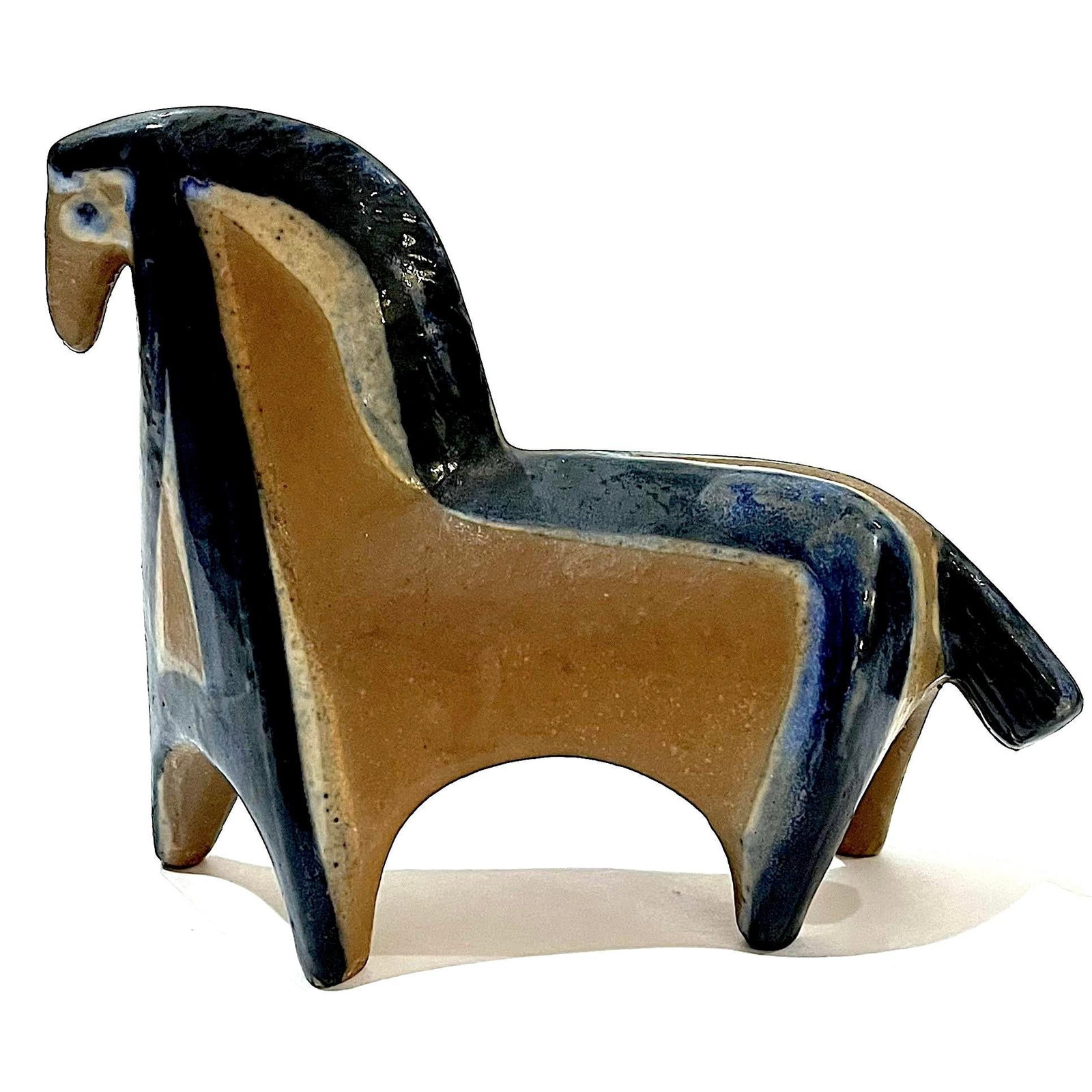 1960's Lisa Larson - Gustavberg - Swedish Lilla Zoo Horses - A Pair - 3