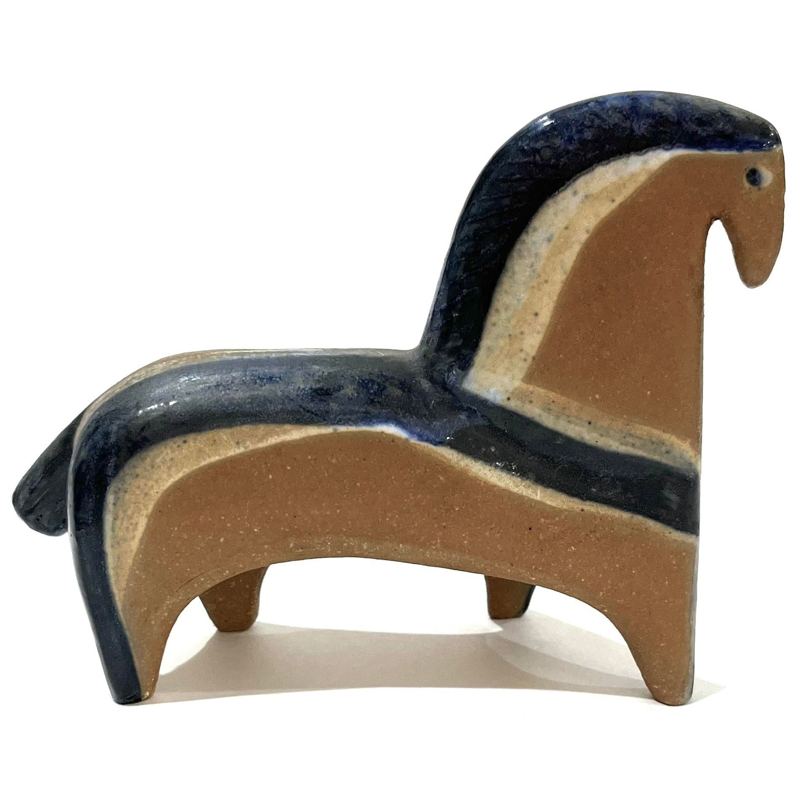 1960's Lisa Larson - Gustavberg - Swedish Lilla Zoo Horses - A Pair - 4