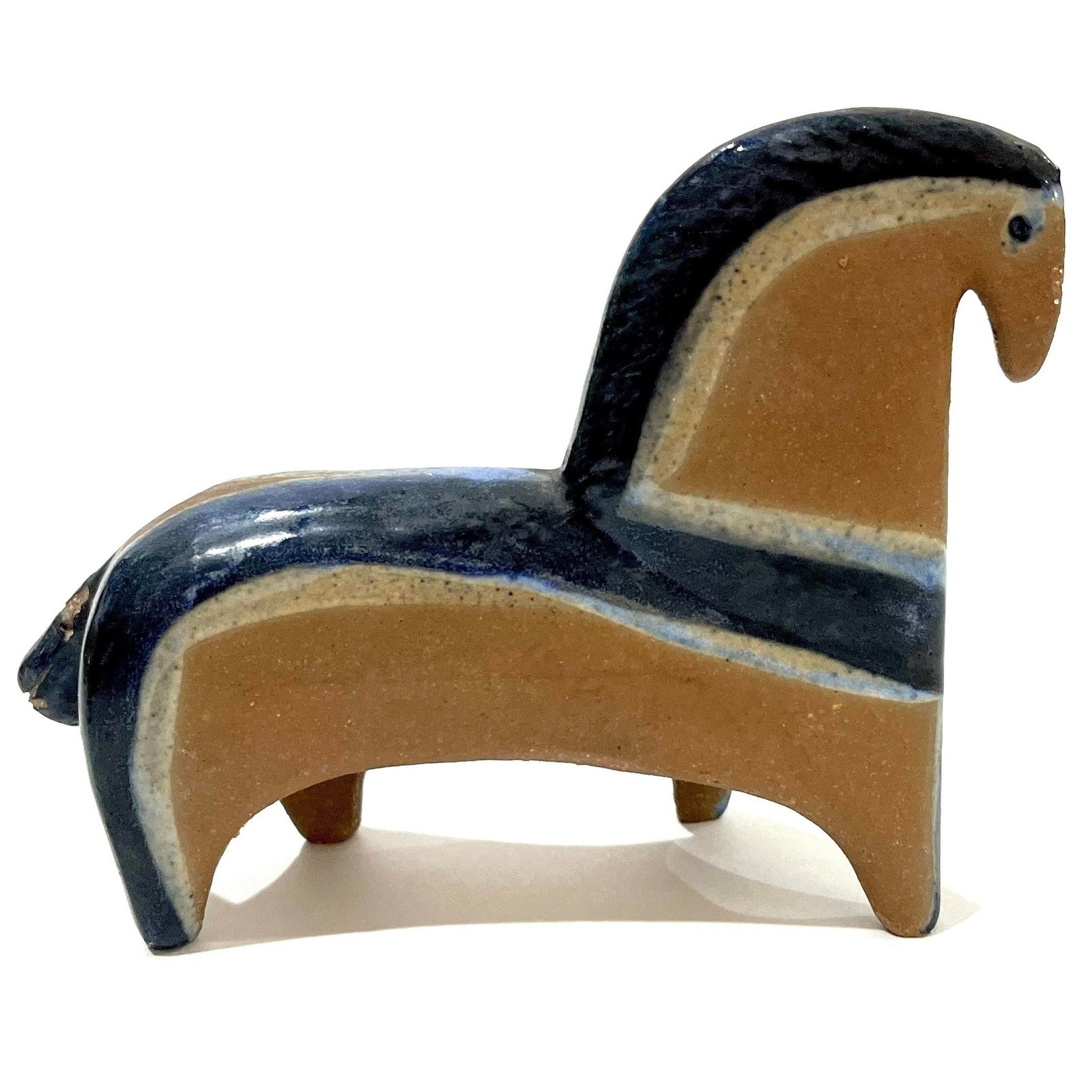 1960's Lisa Larson - Gustavberg - Swedish Lilla Zoo Horses - A Pair - 8