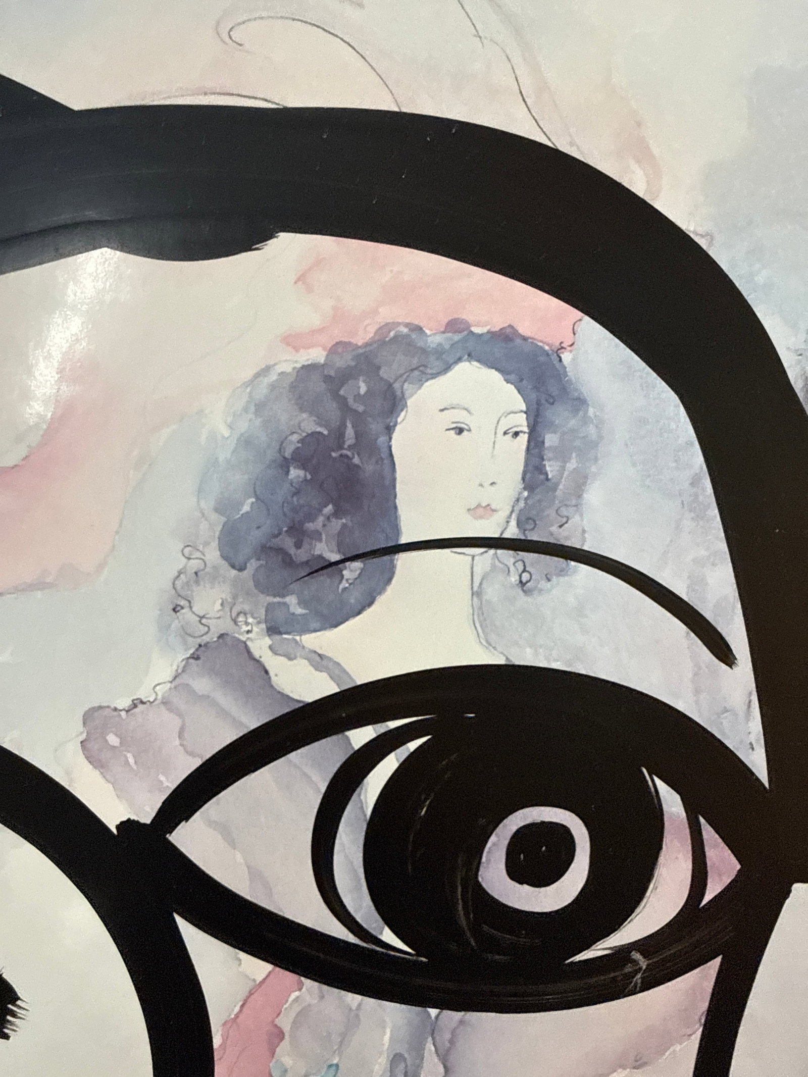 1970s Original Peter Keil Abstract Portraiture Painting - 6
