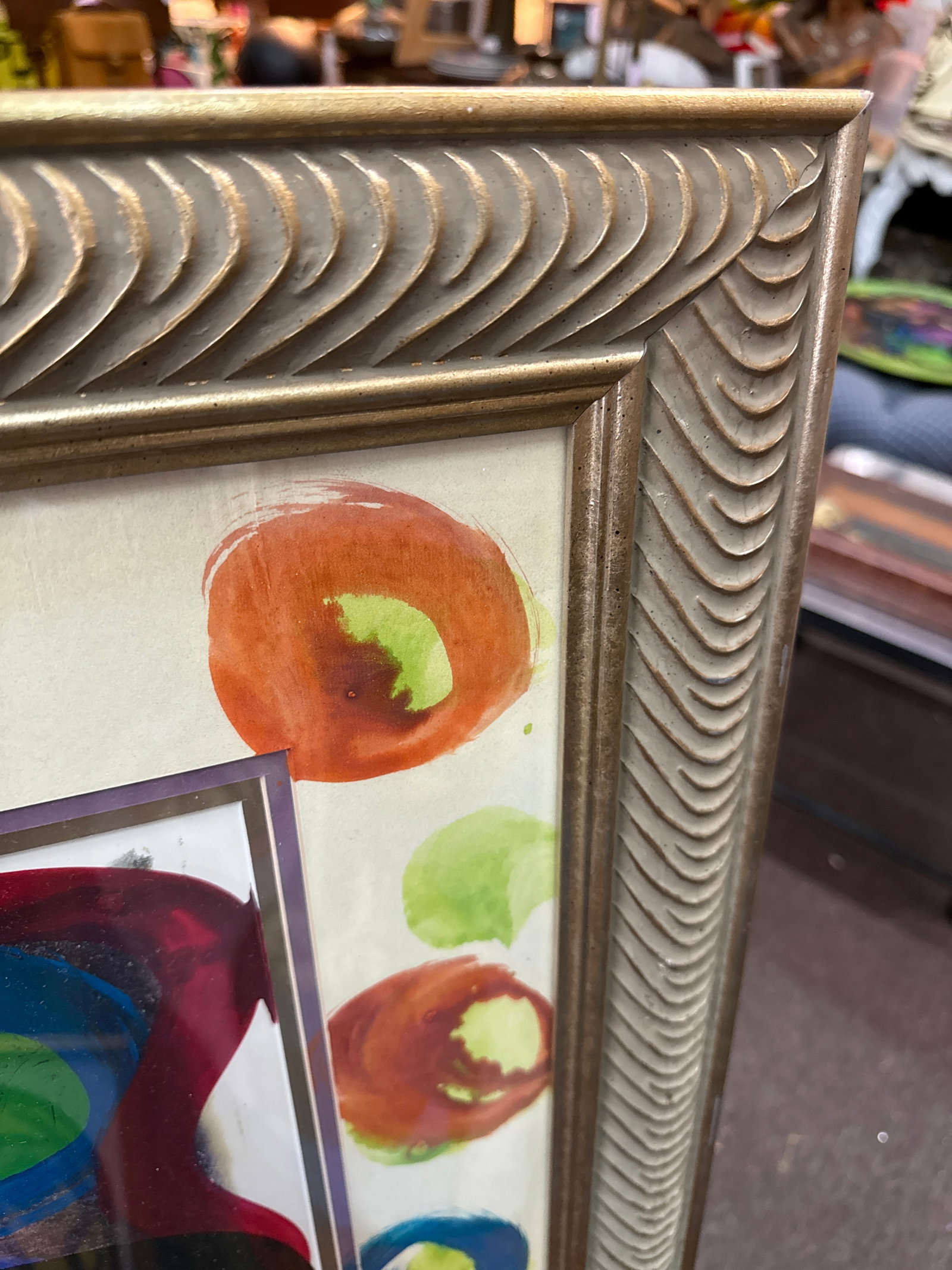 1970s Peter Robert Keil Colorful Abstract Painting - 5