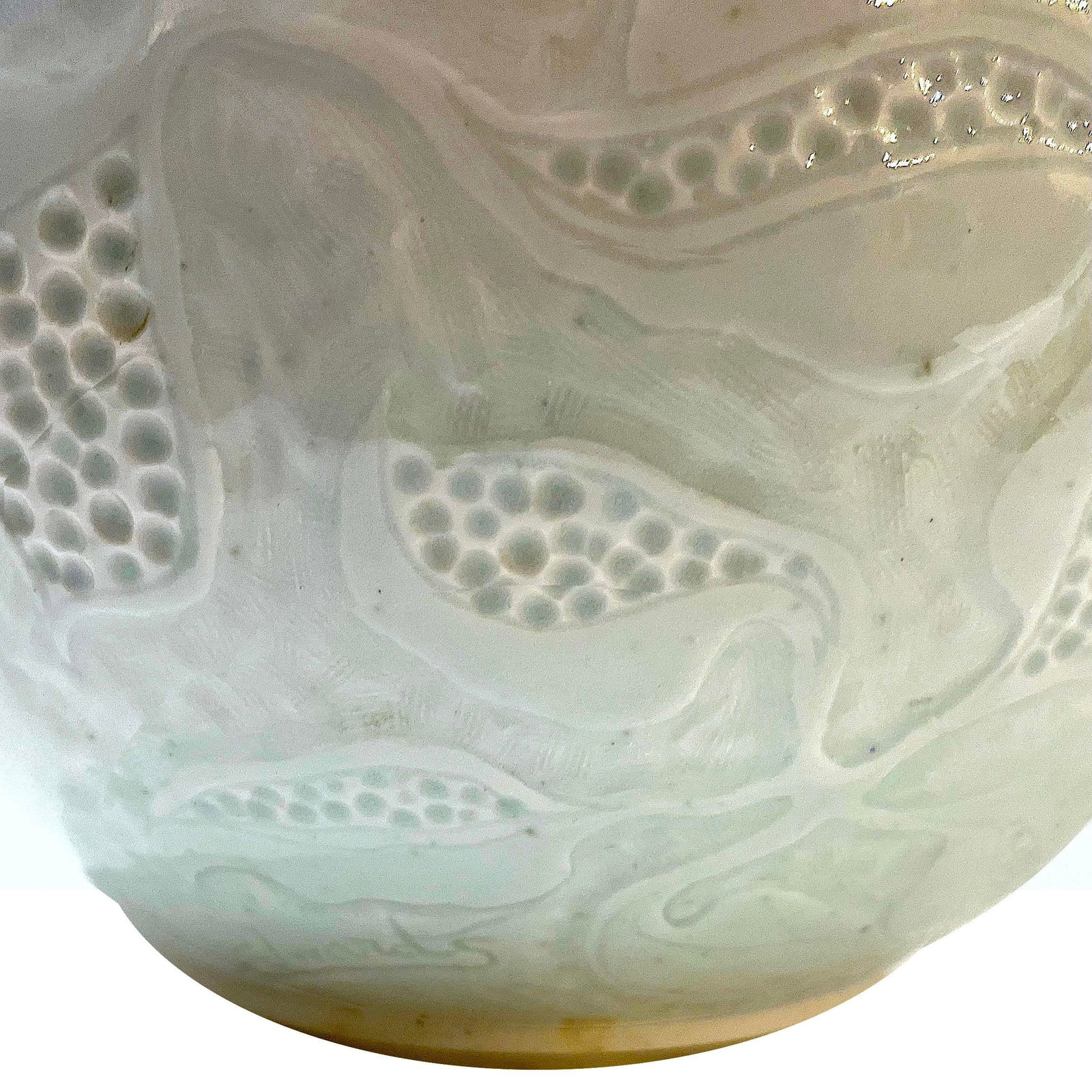 1980's Celadon Porcelain Moon Jar With Lid - Ken Edwards Montana Potter - 5