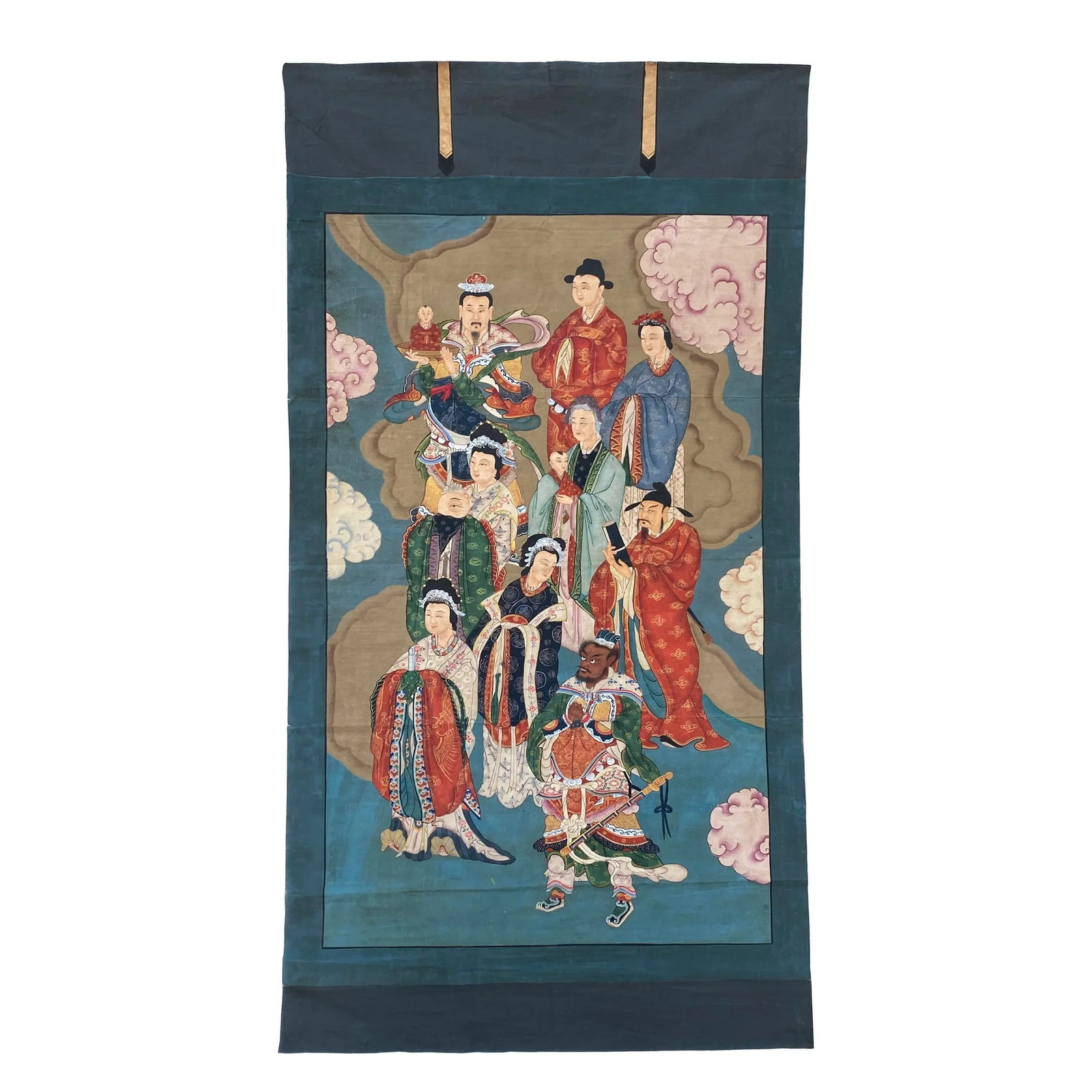 Large Chinese Canvas Art of Characters of Investiture of the Gods - 11