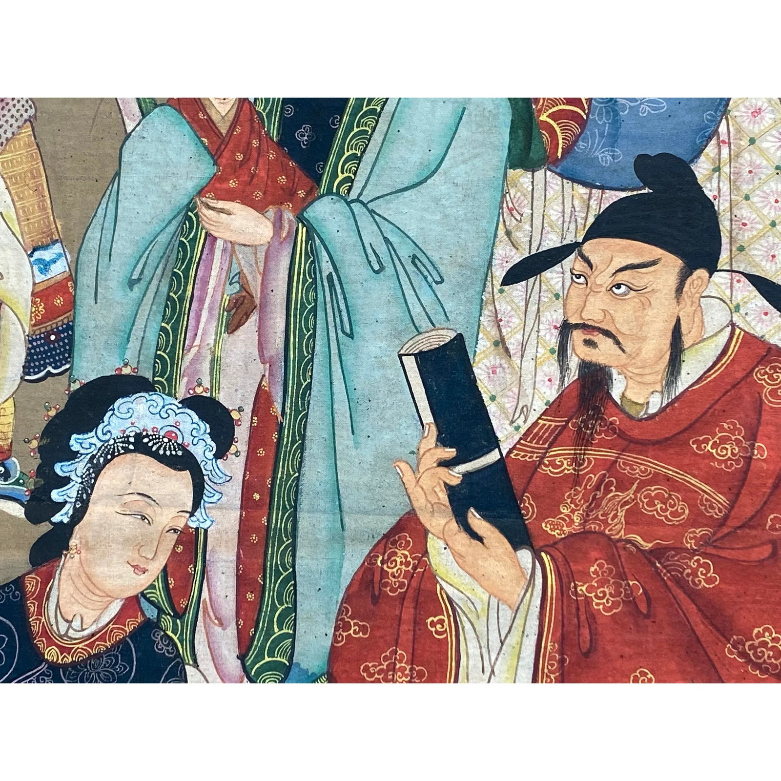 Large Chinese Canvas Art of Characters of Investiture of the Gods - 2