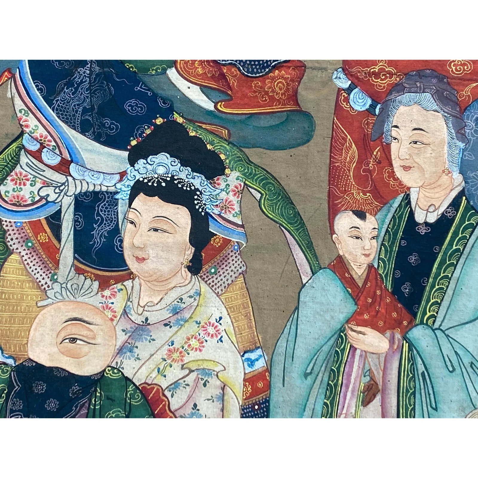 Large Chinese Canvas Art of Characters of Investiture of the Gods - 7