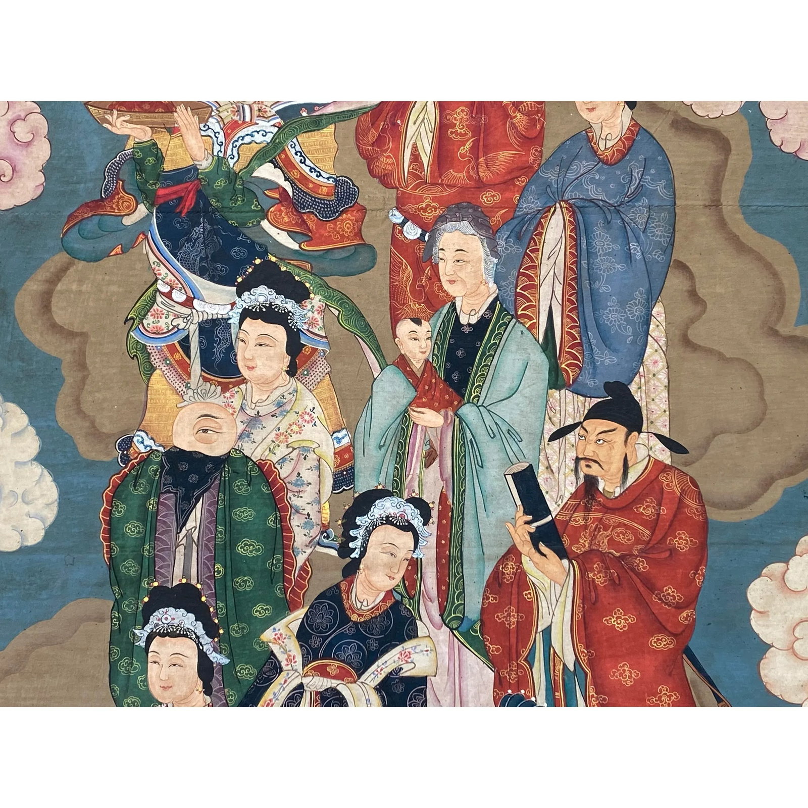 Large Chinese Canvas Art of Characters of Investiture of the Gods - 9