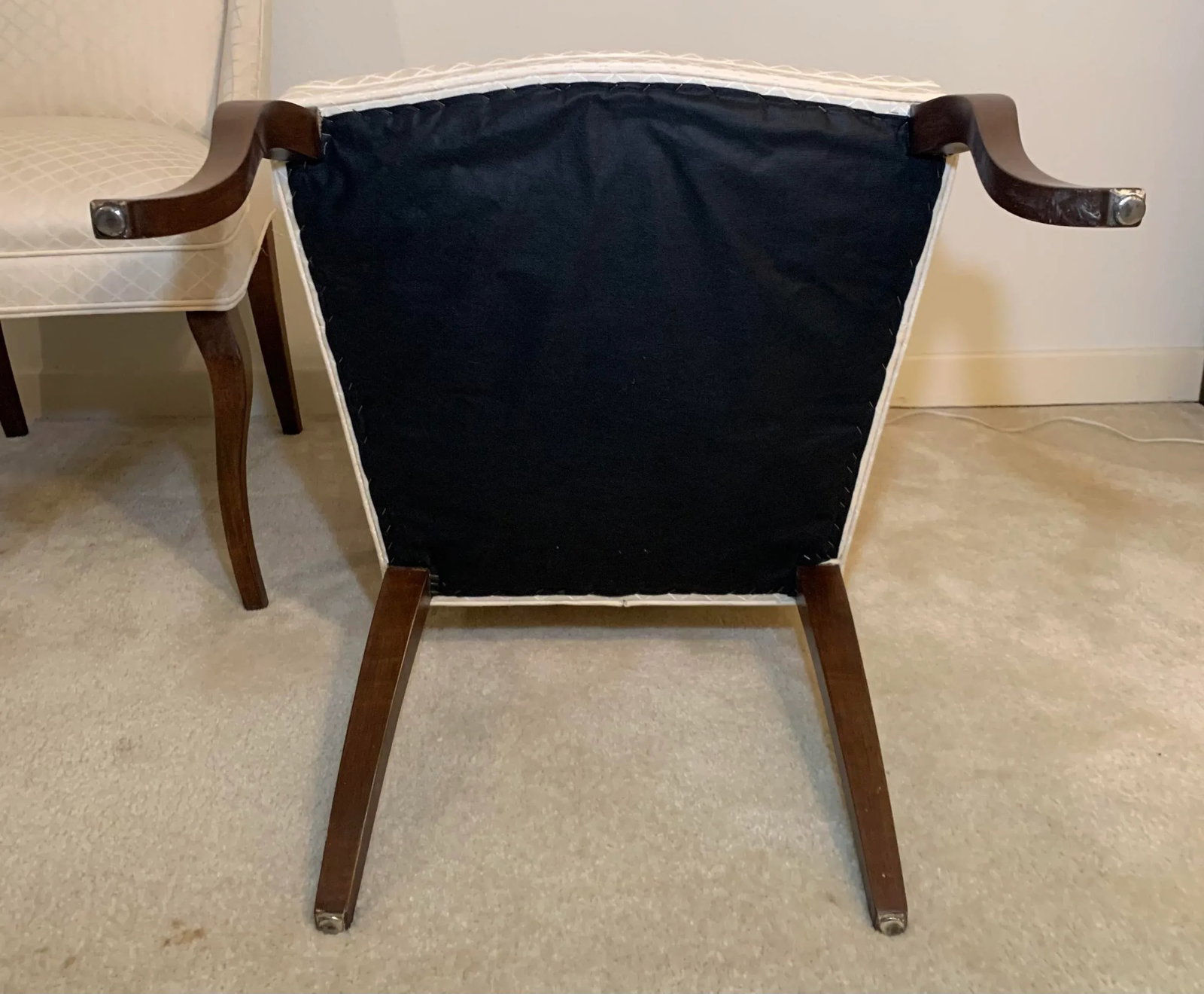 Mid 20th Century Dining Head Chairs- Set of 2 - 12