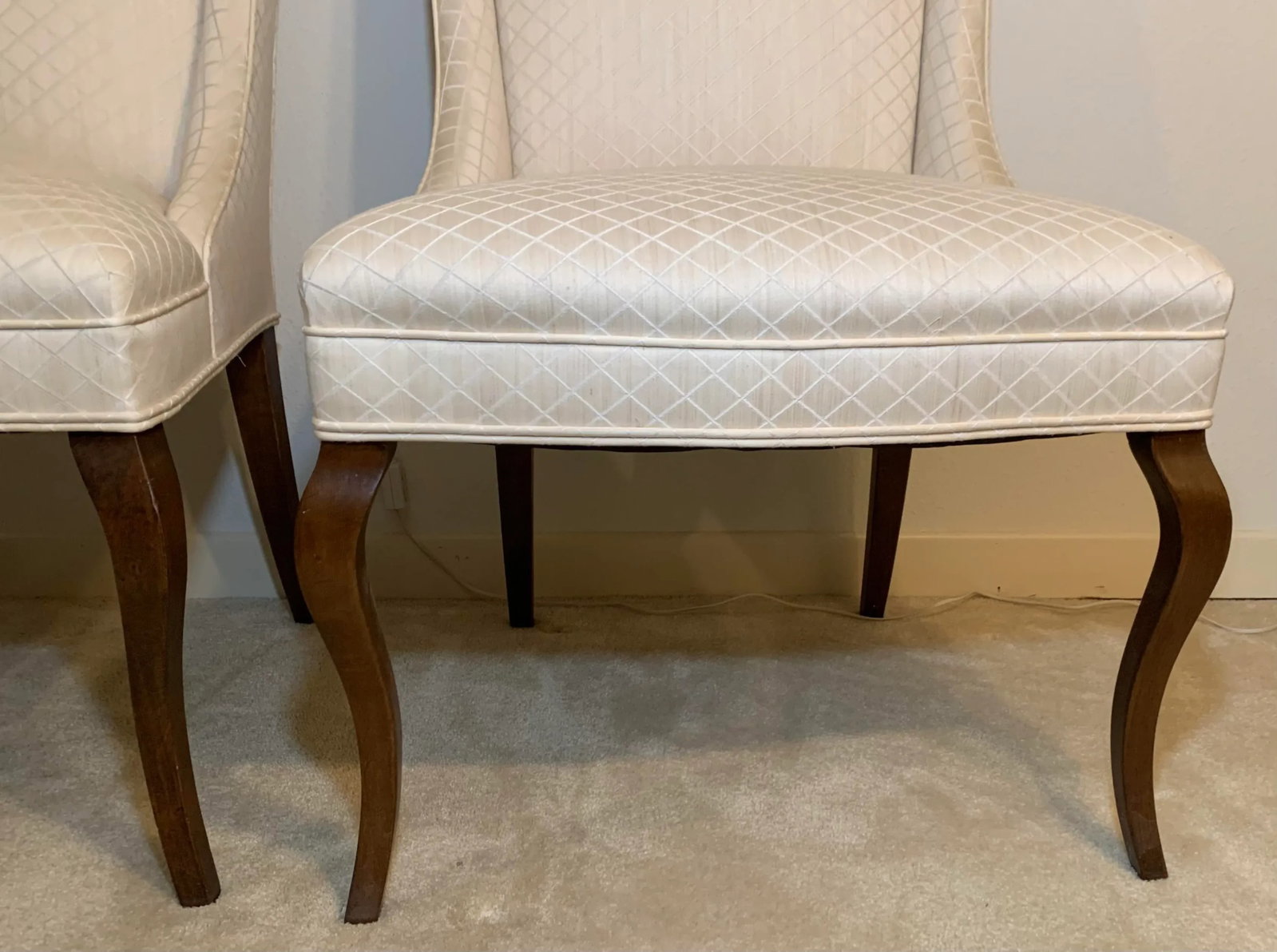 Mid 20th Century Dining Head Chairs- Set of 2 - 7