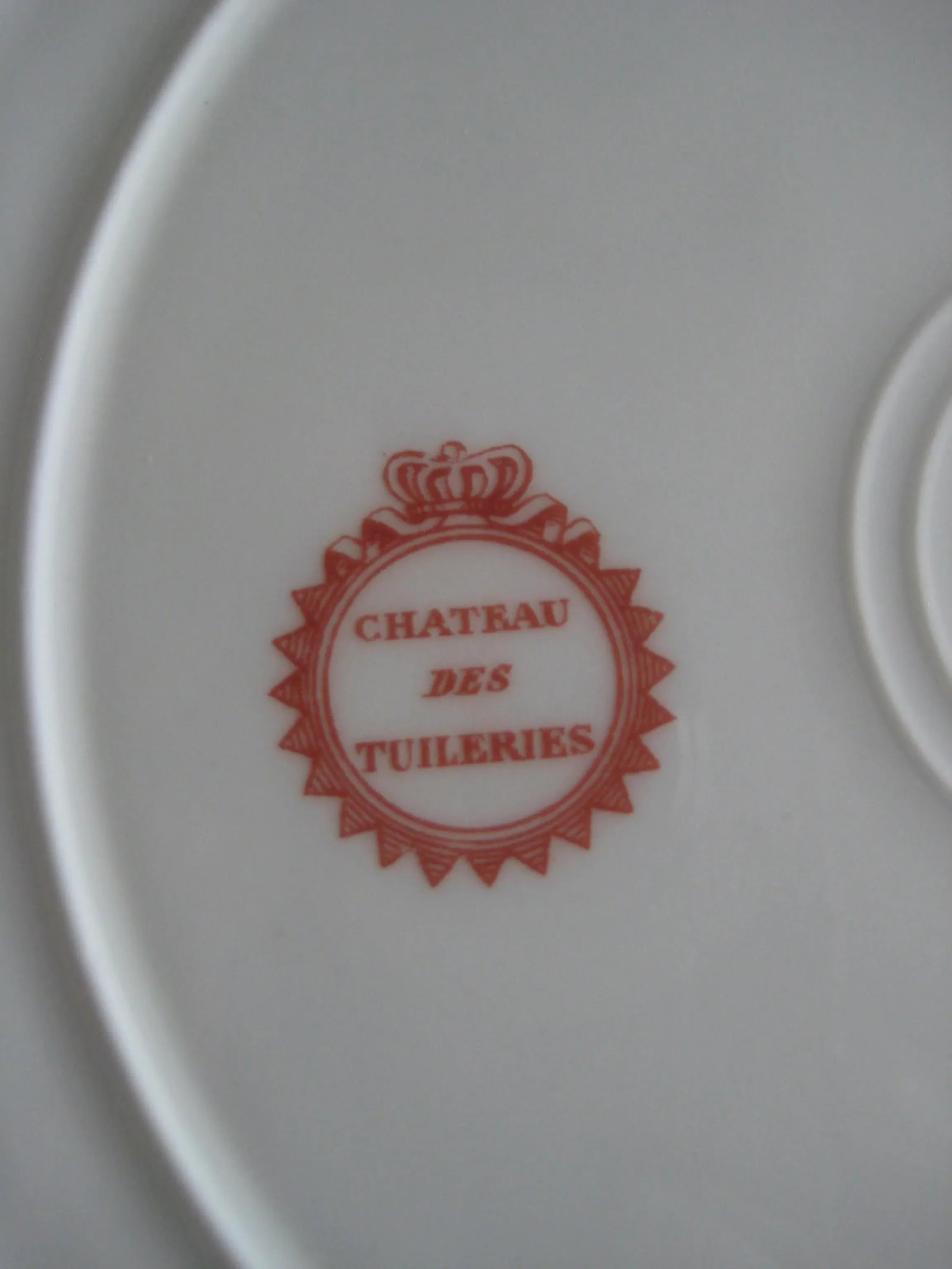 Antique Sevres Porcelaine Louis Philippe Chateau Des Tuileries Plates- a Pair - 12