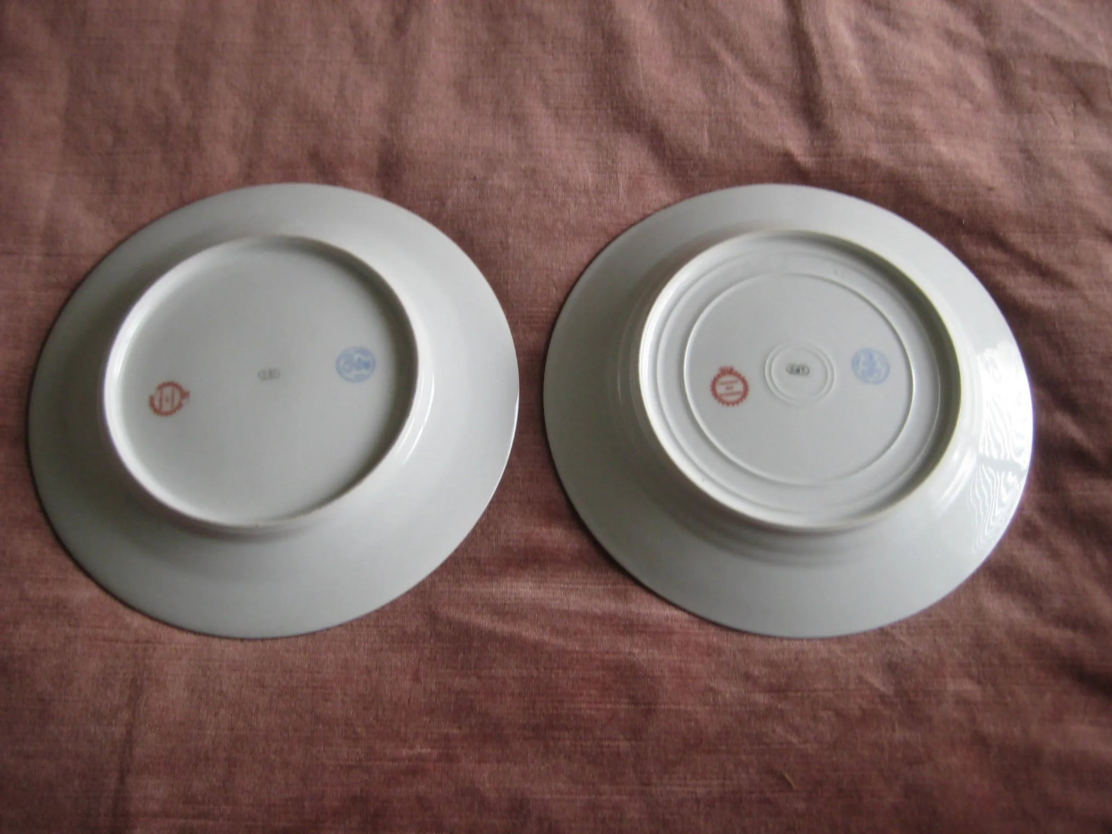 Antique Sevres Porcelaine Louis Philippe Chateau Des Tuileries Plates- a Pair - 8